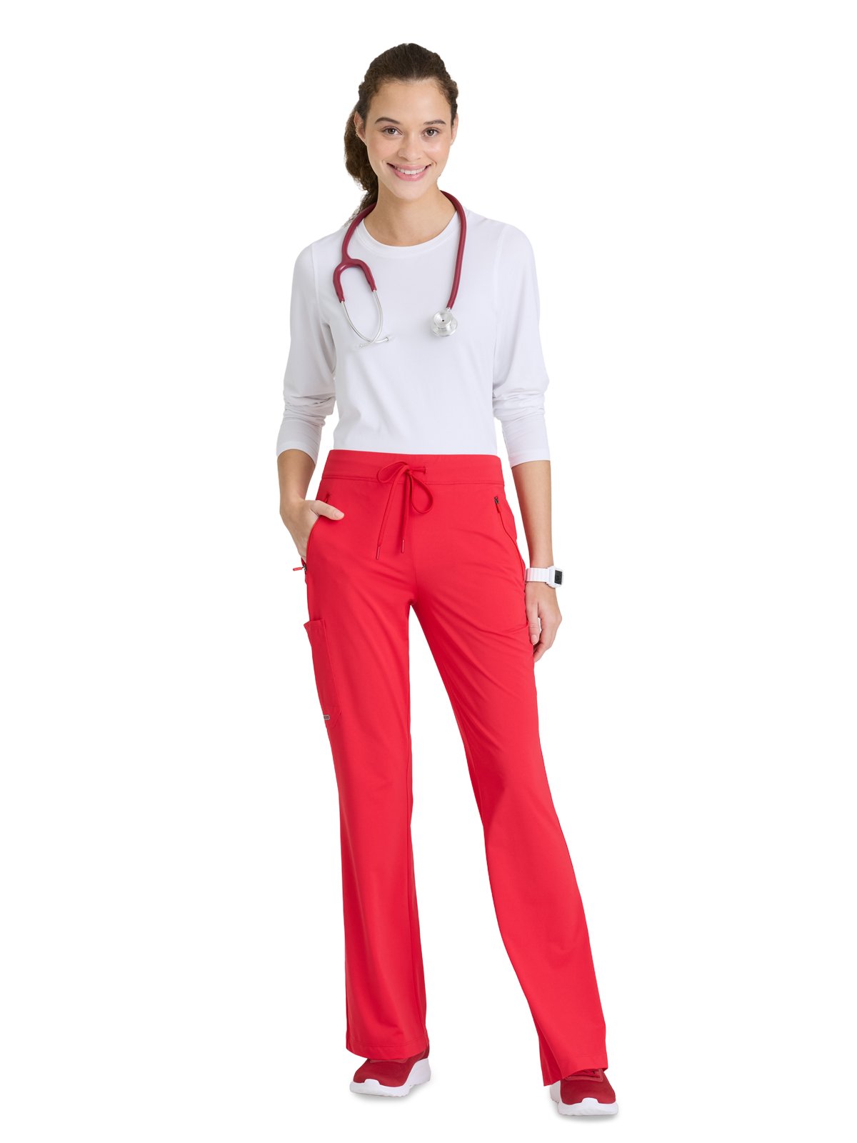 Skechers Slip-Ins - Women's Four-Pocket Fit & Flare Glide Scrub Pant 16