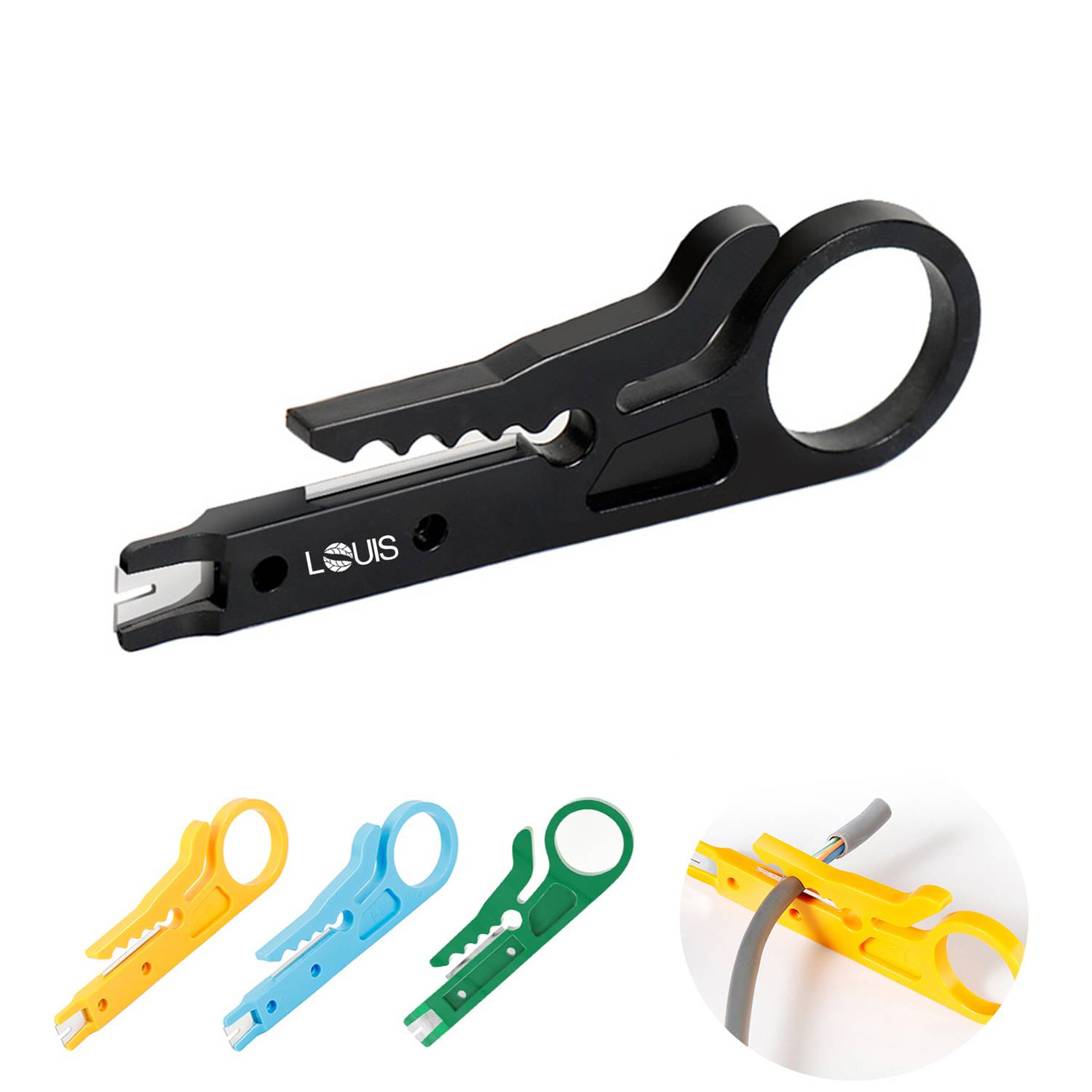 Network Cable Stripper and Punch-down Tool 4