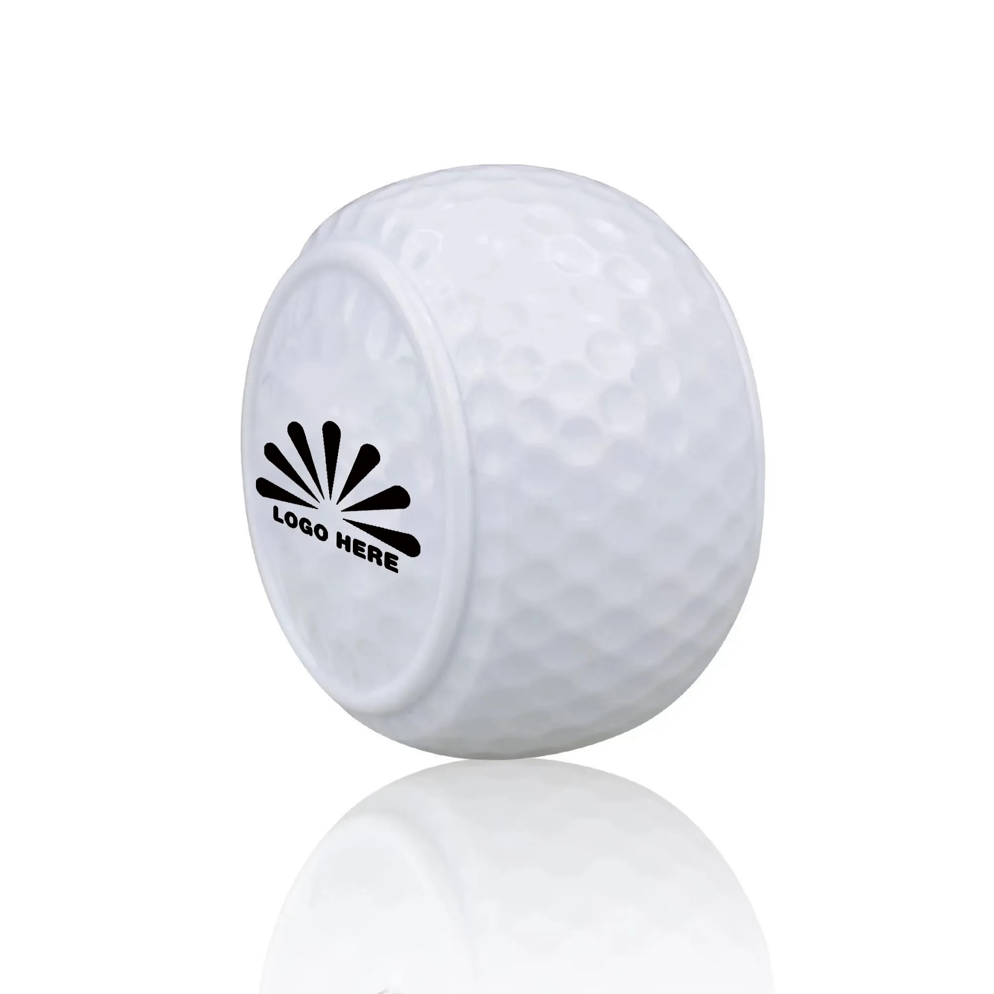 Golf Practice Ball Flat Customizable Logo 3