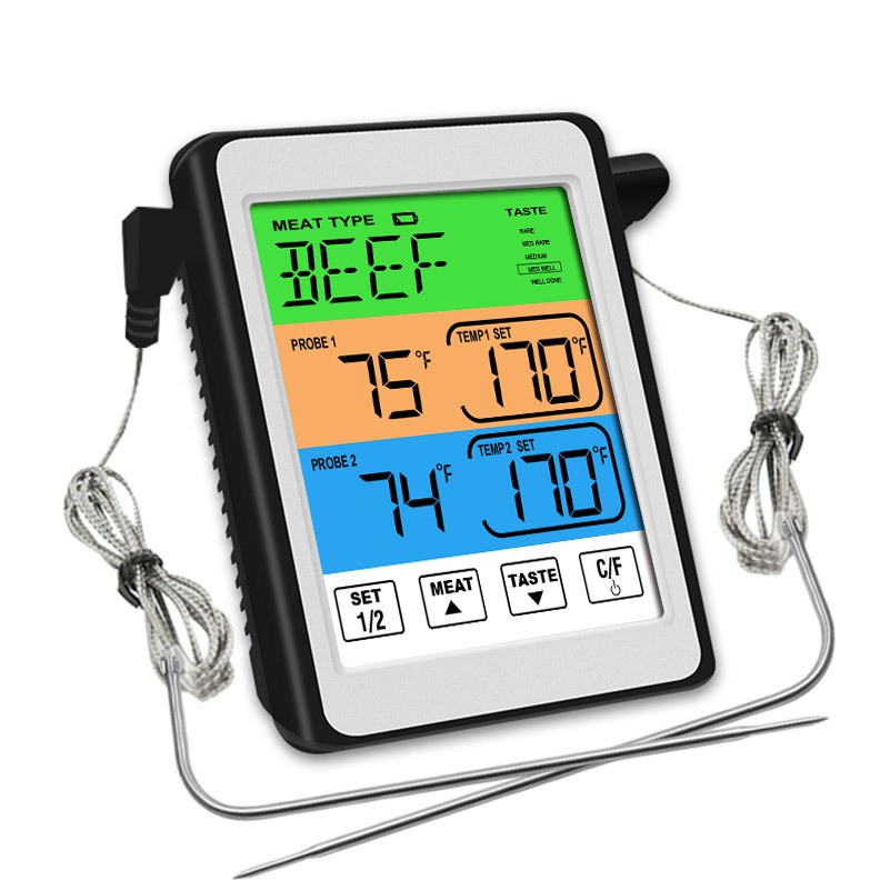 Touchscreen Color Lcd Bbq Thermometer For Grilling 4