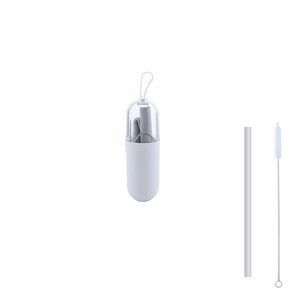 Compact Foldable Silicone Straw With Capsule Case 14