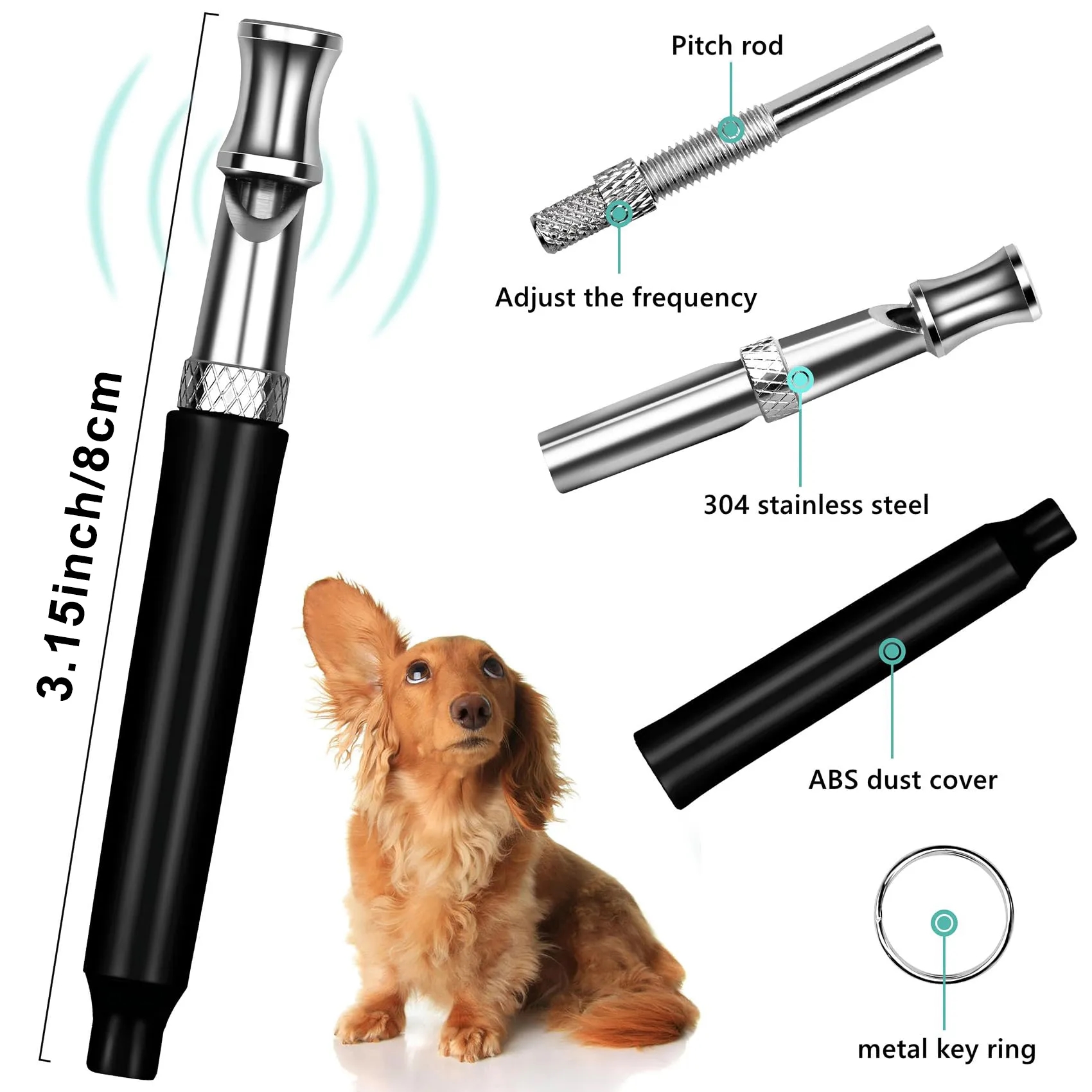 Ultrasonic Dog Training Whistle with Lanyard 11