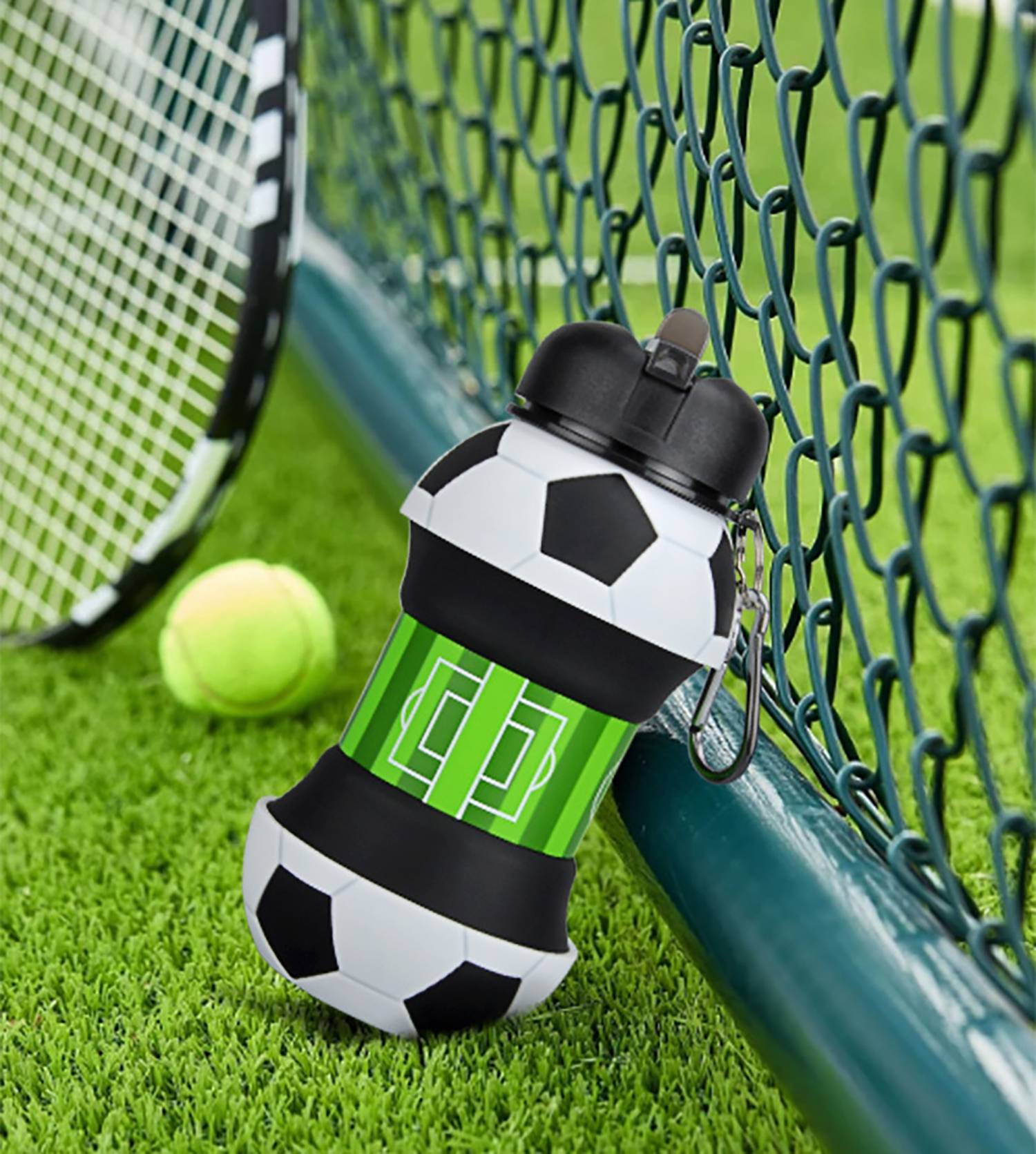 19oz Portable Foldable Silicone Sports Water Bottle For Kids 6
