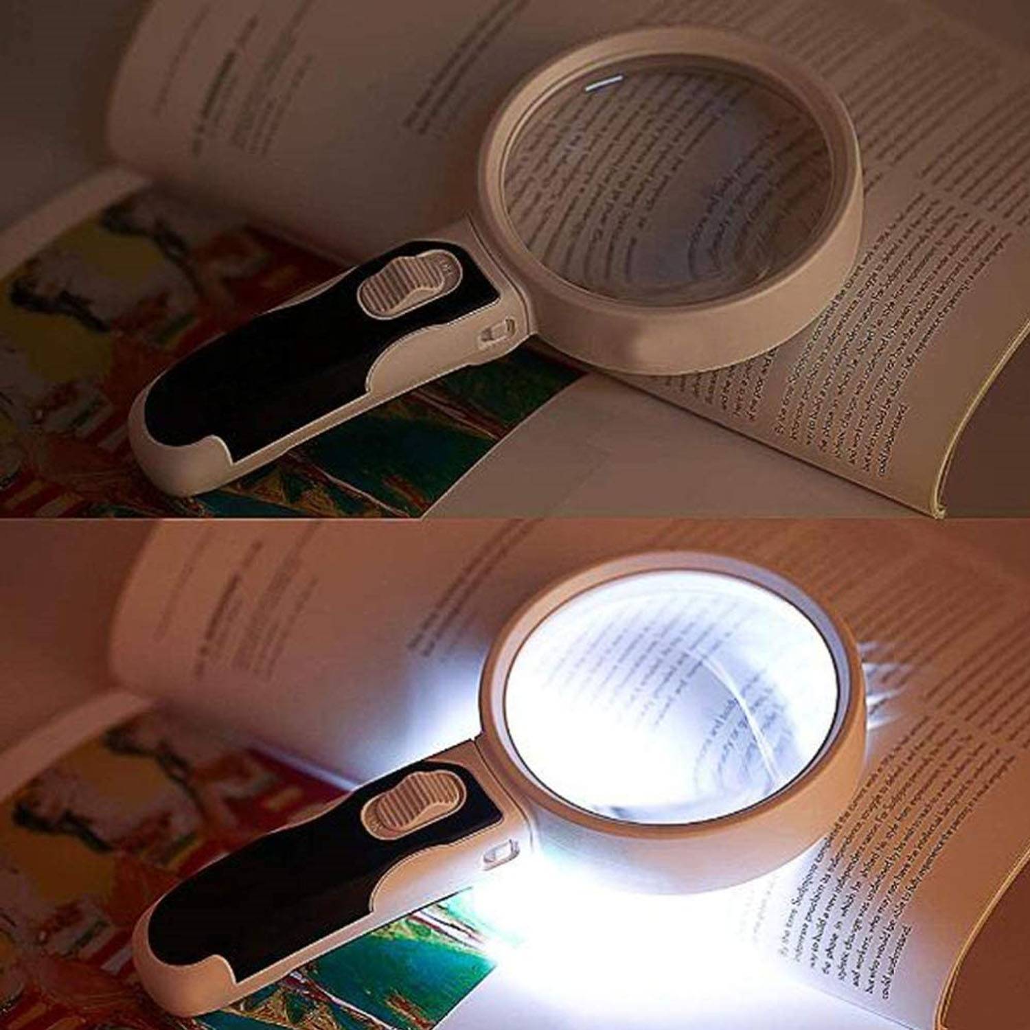 Handheld Magnifying Glass With Light Detachable 1
