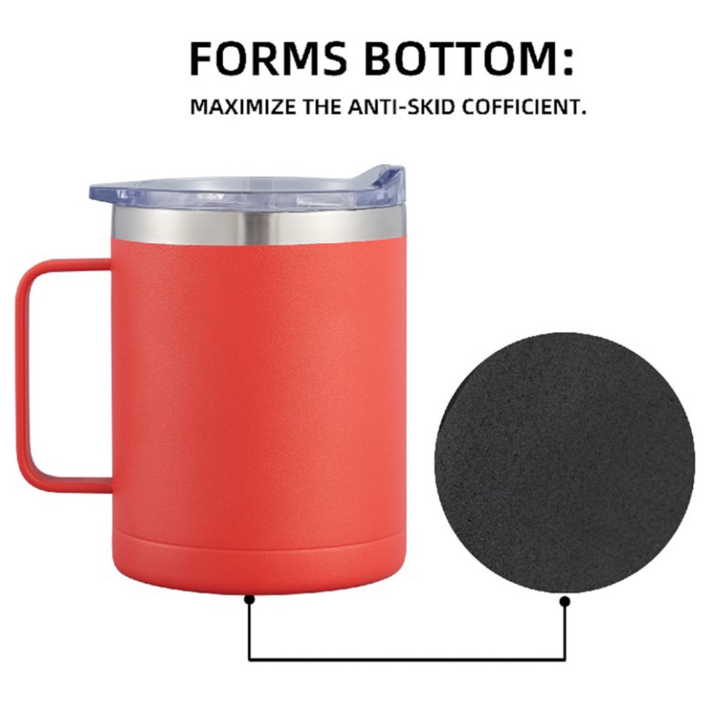 EdgeSip 14oz Vacuum Insulated Camping Mug with Handle 4