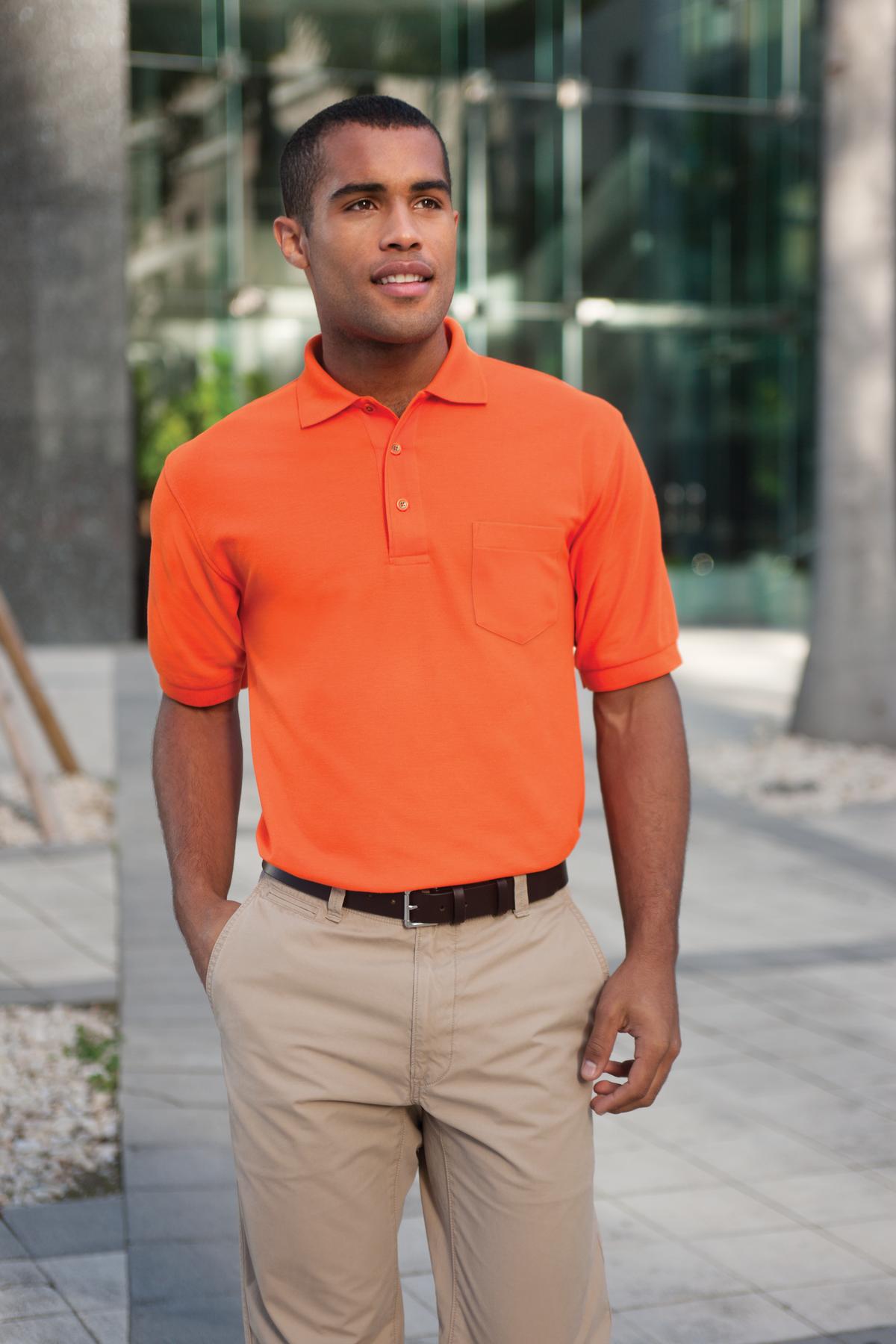 Tall Silk Touch Polo with Pocket