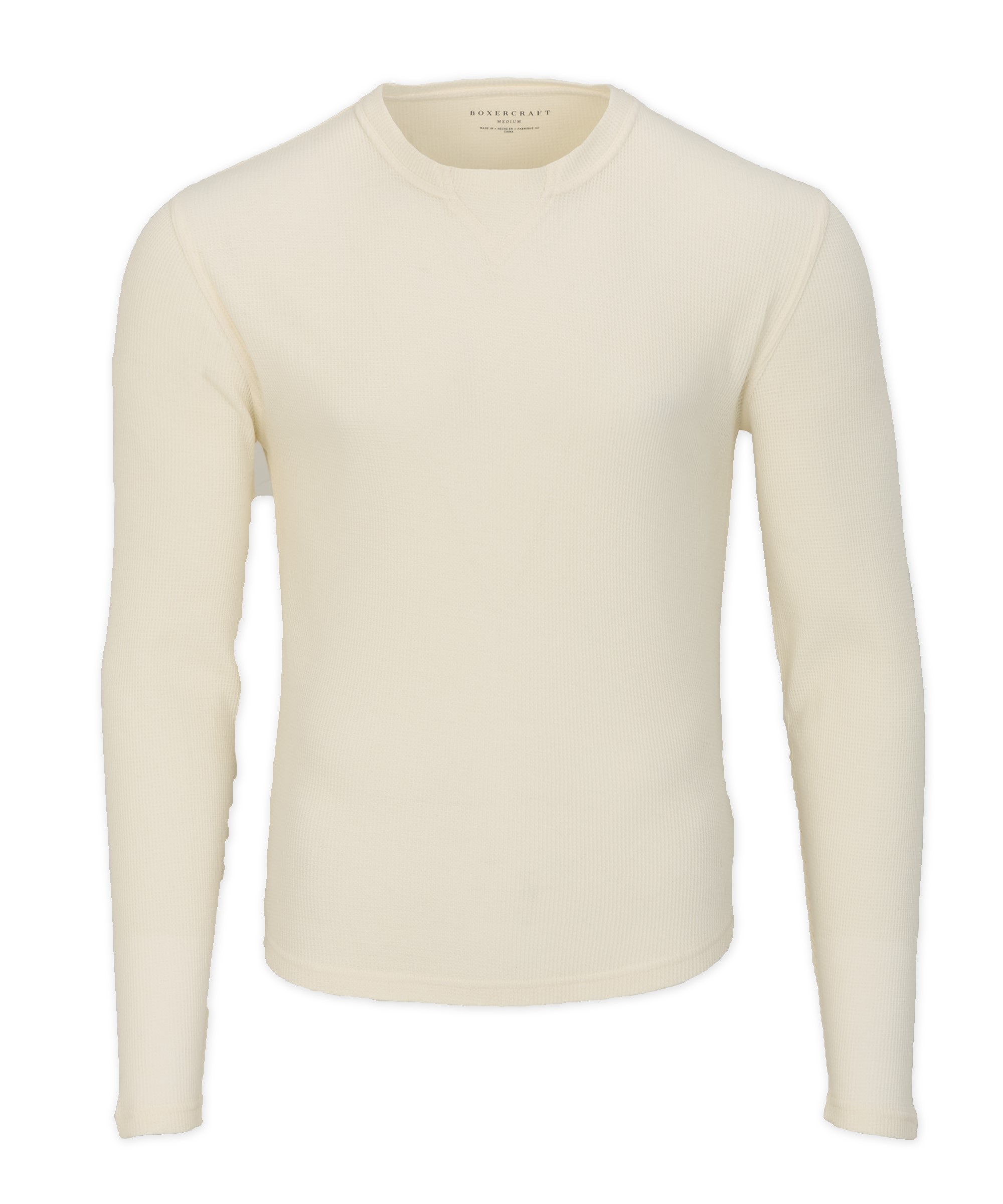 BOXERCRAFT  MEN'S WAFFLE KNIT LONG SLEEVE TEE 5