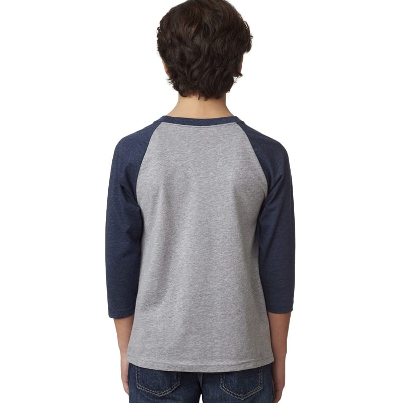 Next Level Apparel Youth CVC 3/4-Sleeve Raglan 5