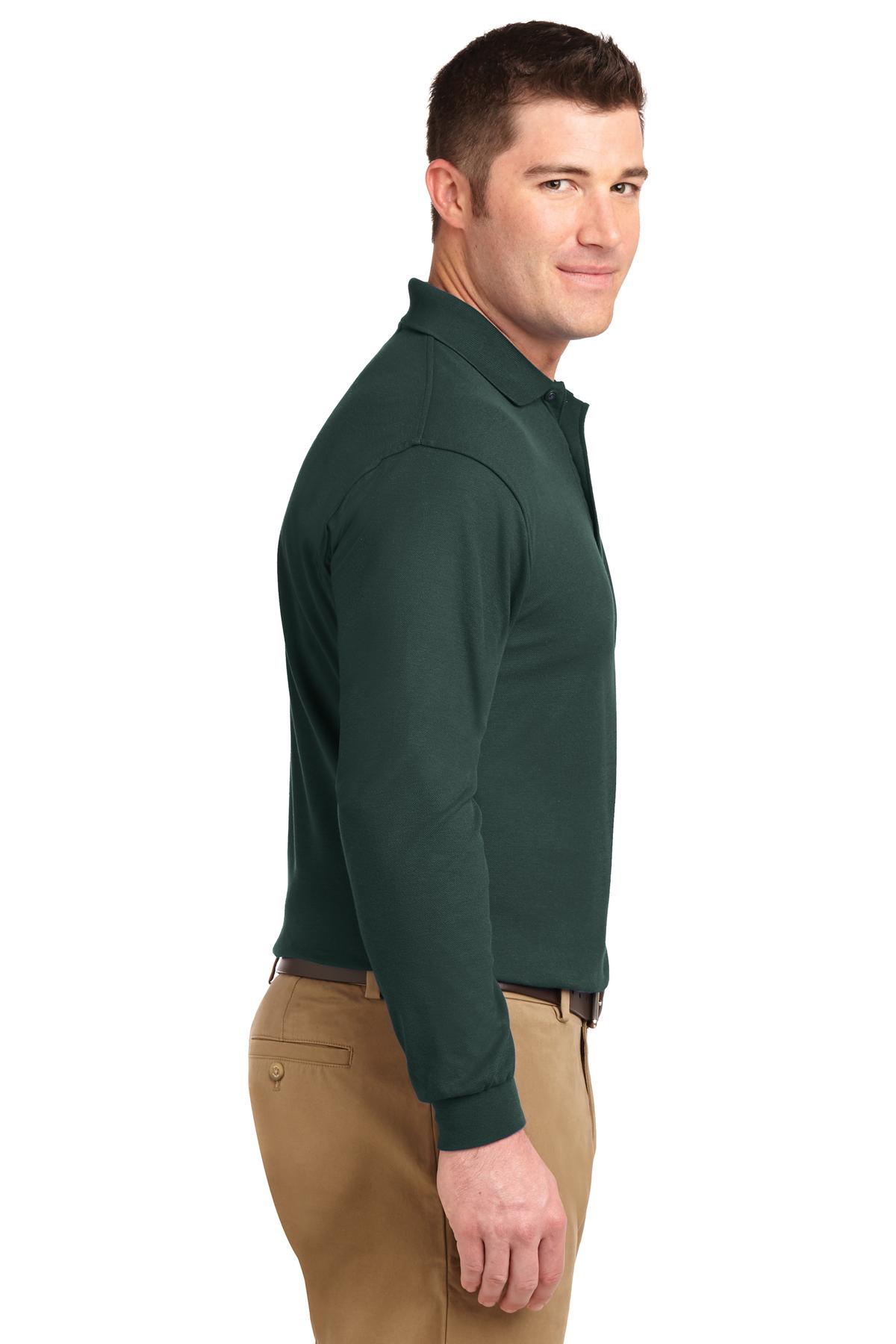 Port Authority Silk Touch Long Sleeve Polo. K500LS 37