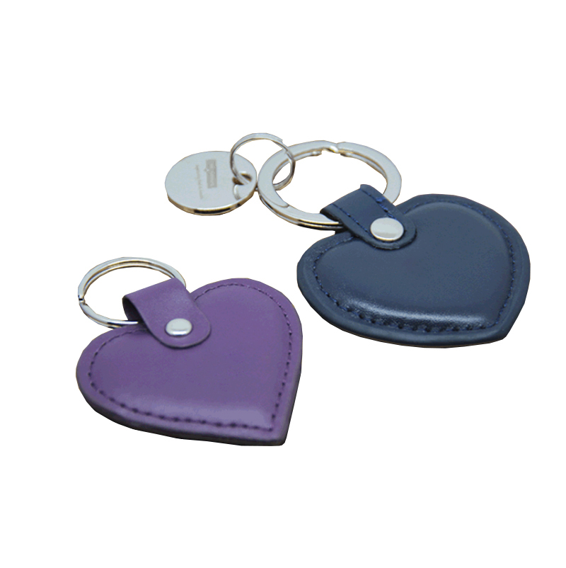 Heart Shape Leather Key Chain 7