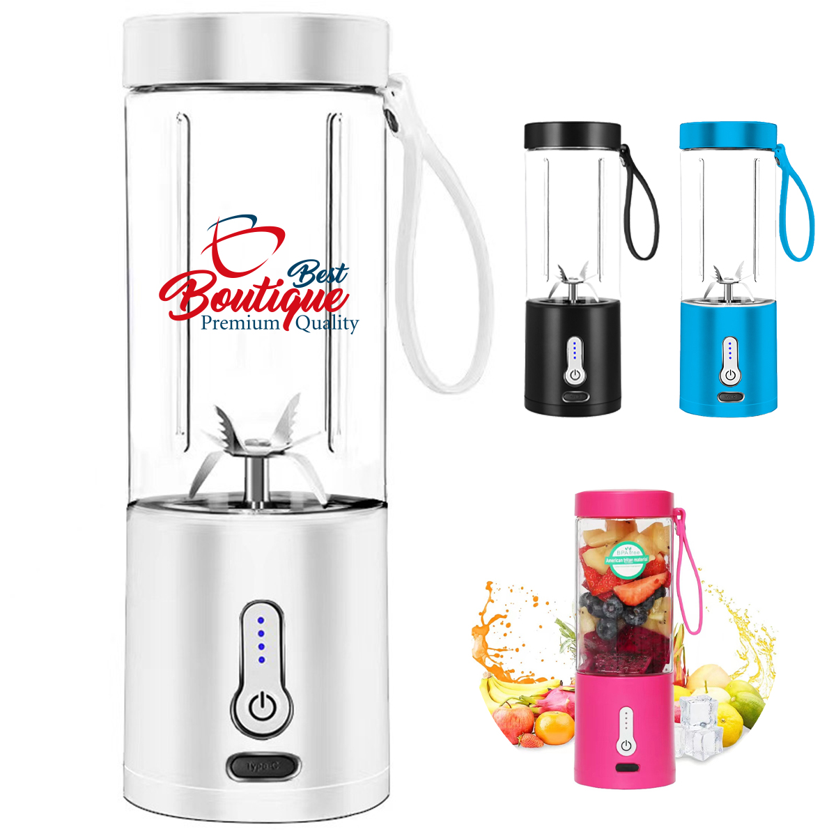 Small Household Juicer Portable Electric Wireless Blender 2