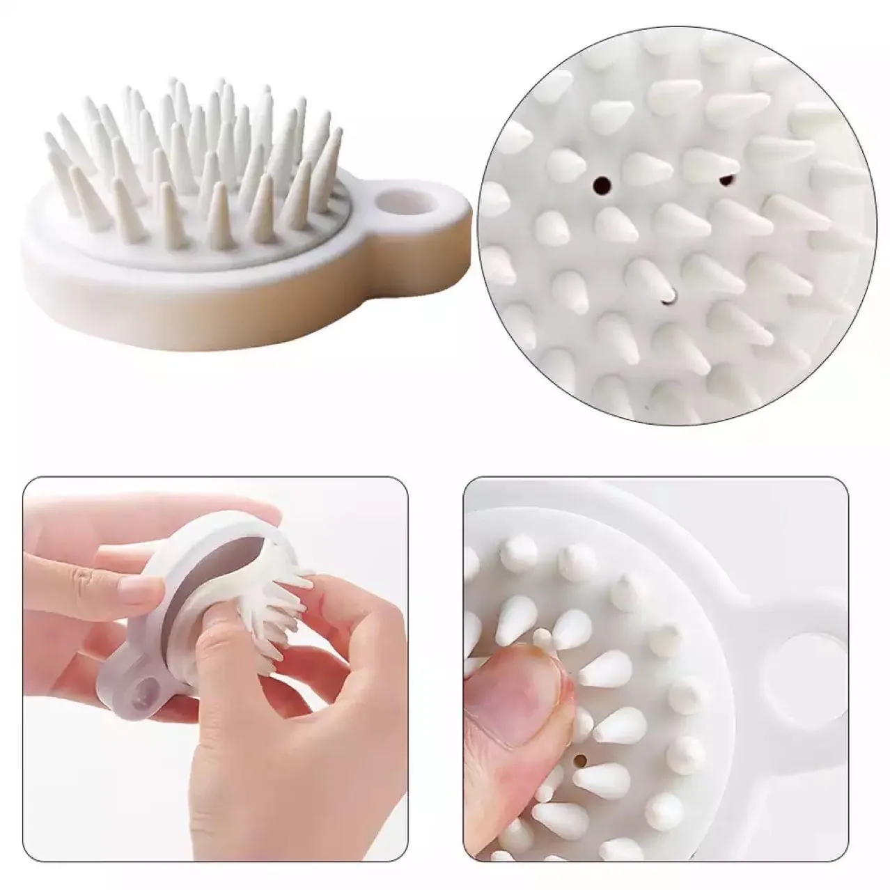 Silicone Hair Massager Brush 1