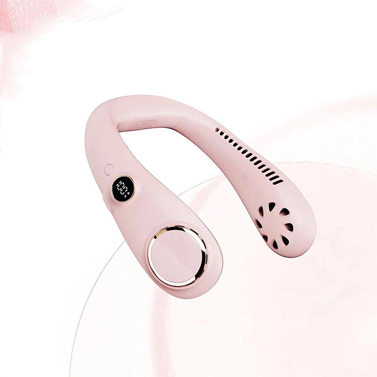 Usb Rechargeable Portable Neck Fan Hands Free Bladeless 4
