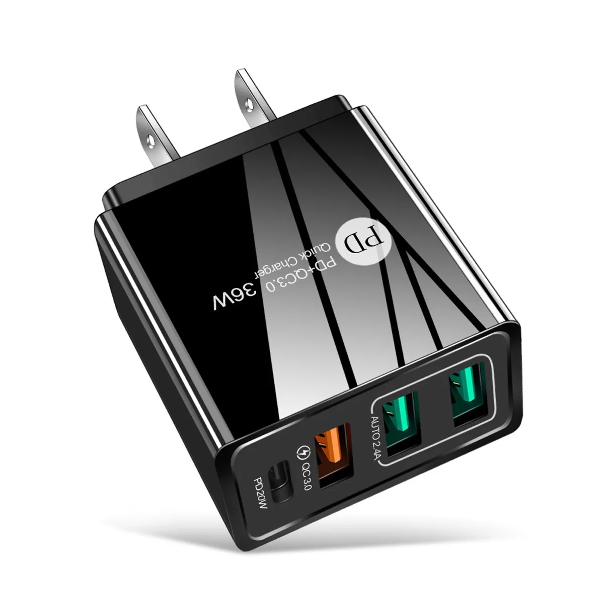 Portable 3USB+PD Wall Charger 6