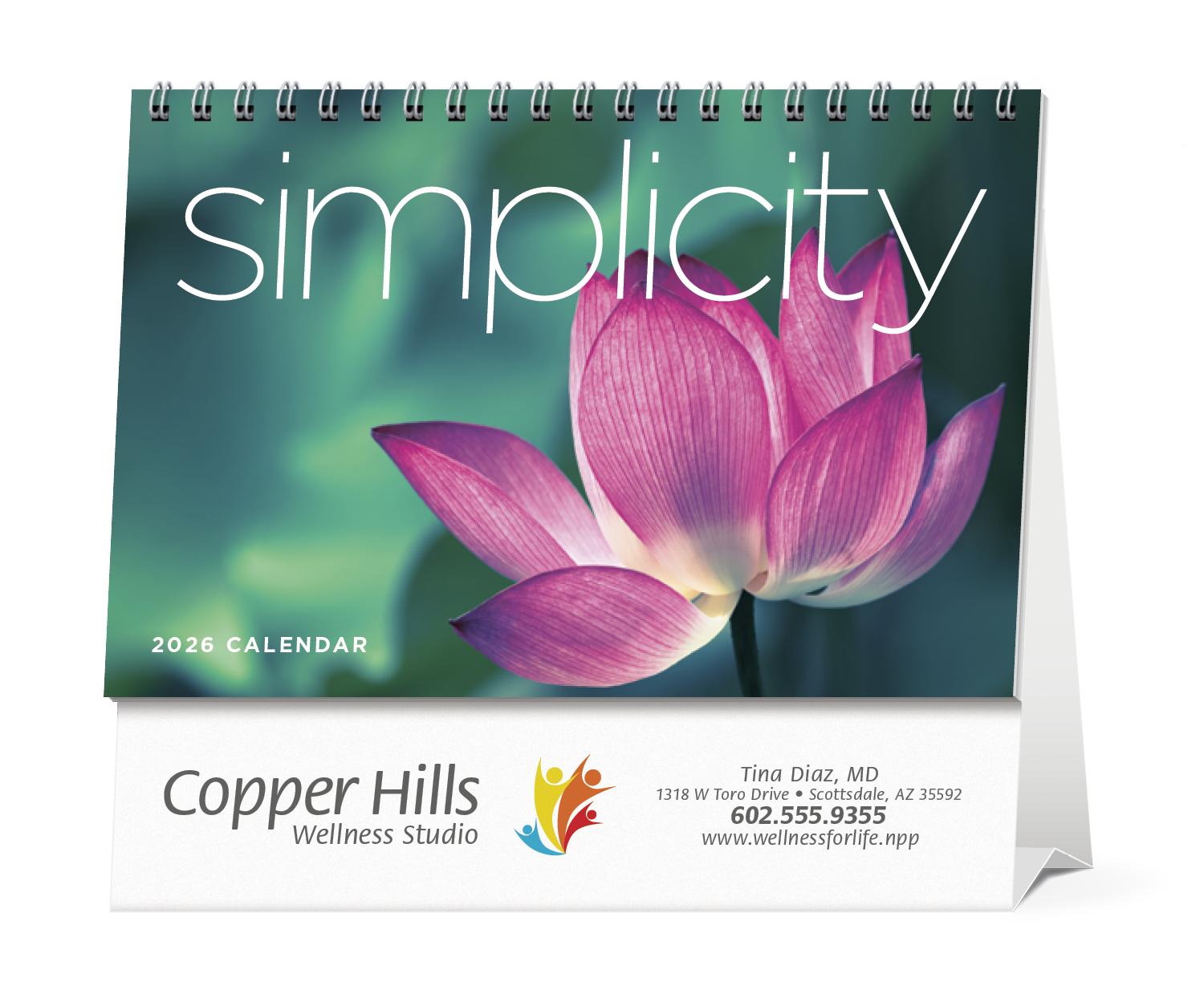 Triumph® Calendars Simplicity Large Desk Calendar 52