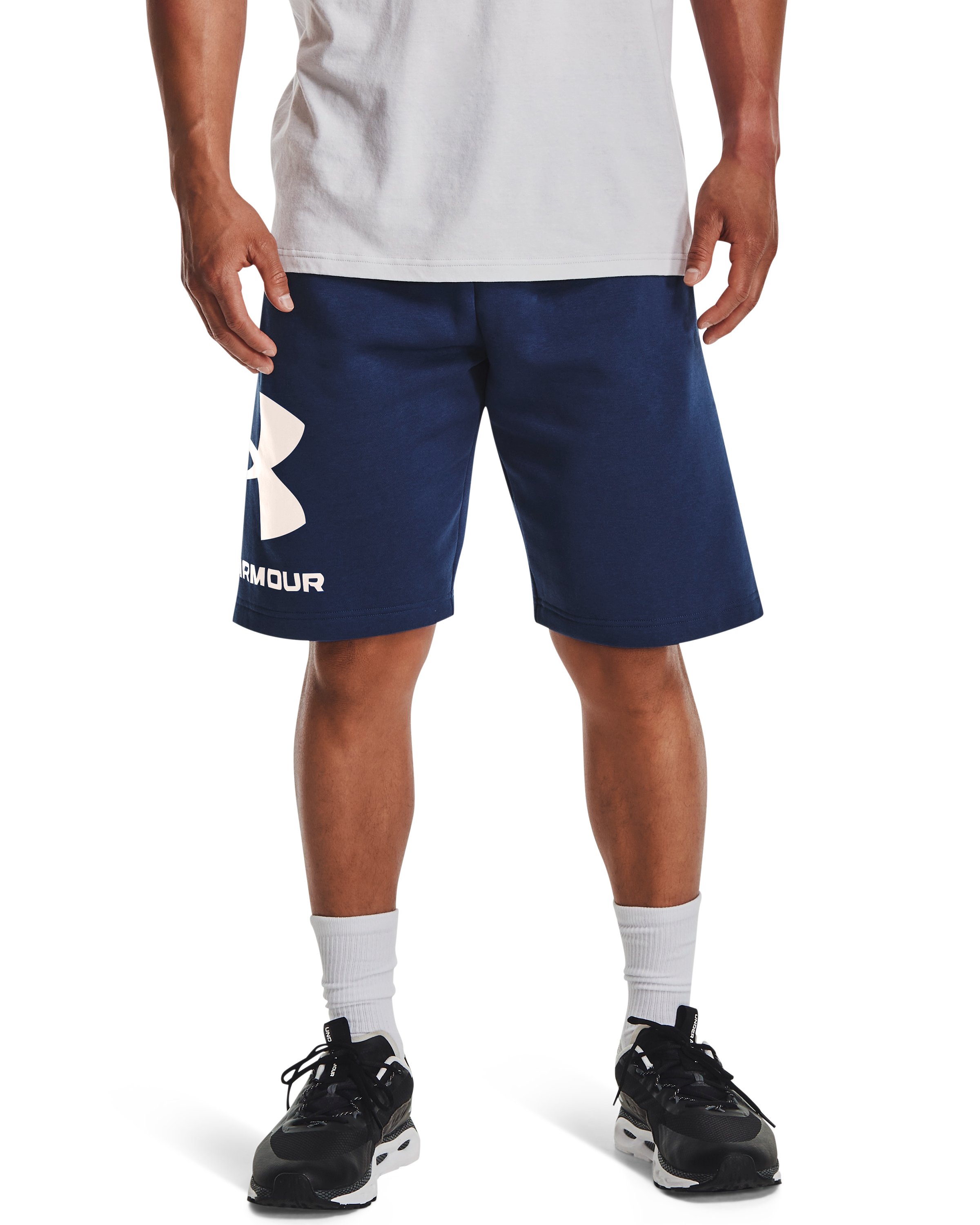 UA Rival Fleece Big Logo Men's Shorts 6