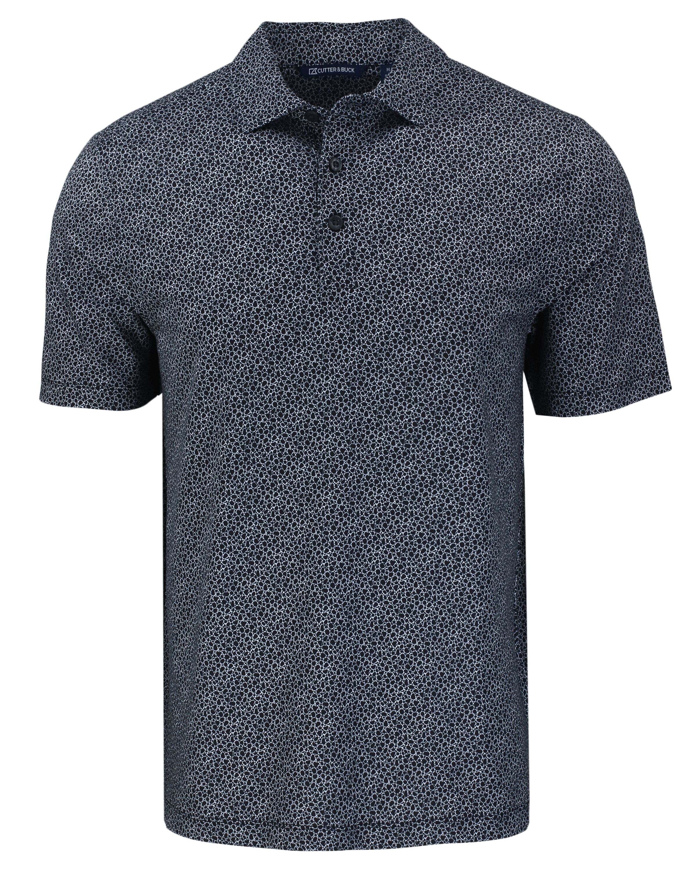 Cutter & Buck Pike Recycled Pebble Print Mens Polo 28