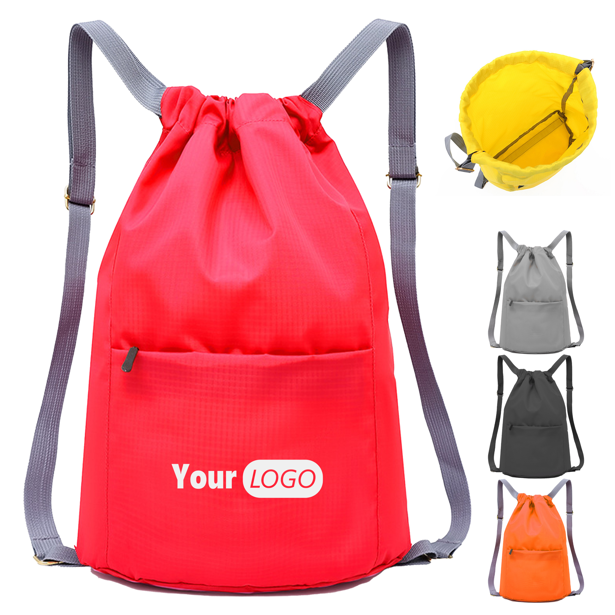 Oxford Convenient And Compact Drawstring Backpack For All Occasions 3