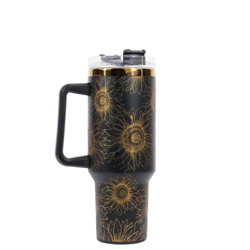 40 oz Vacuum Insulated Mug with Golden Under 9