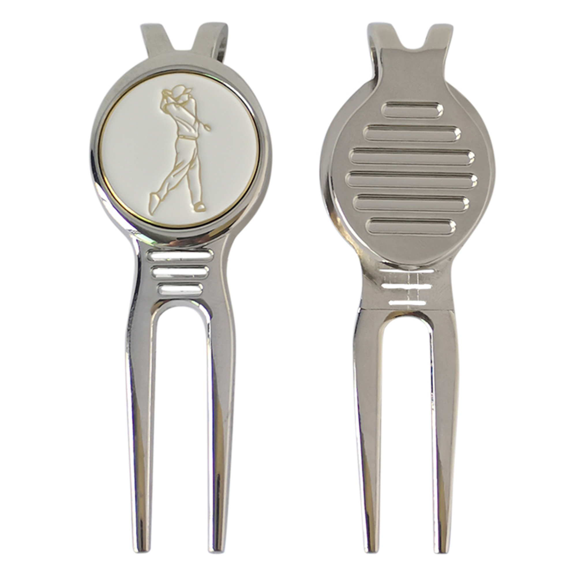 Die Struck Golf Divot Repair Tool with Ball Marker 4