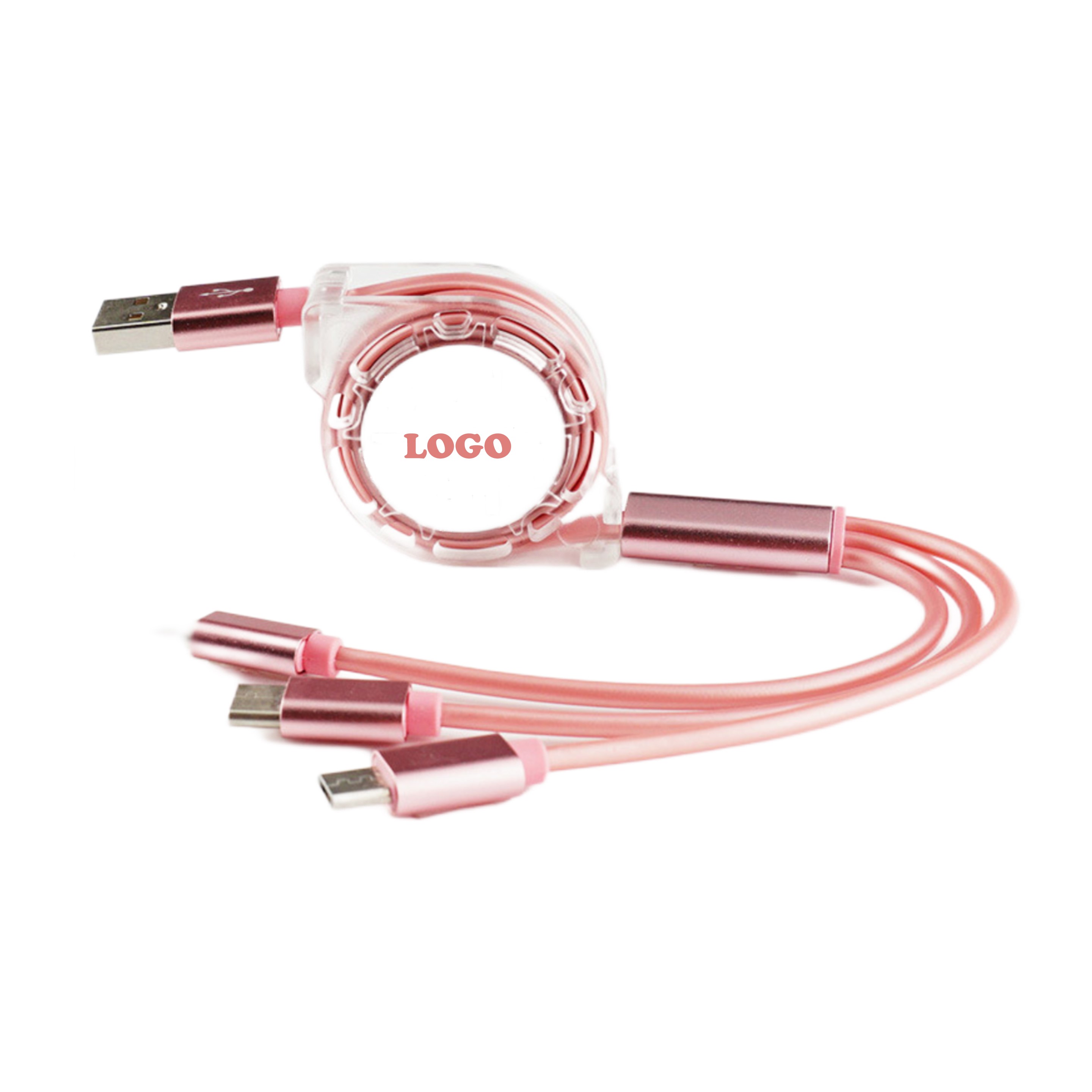 Retractable 3 in 1 Multi Charging Cable (direct import) 3
