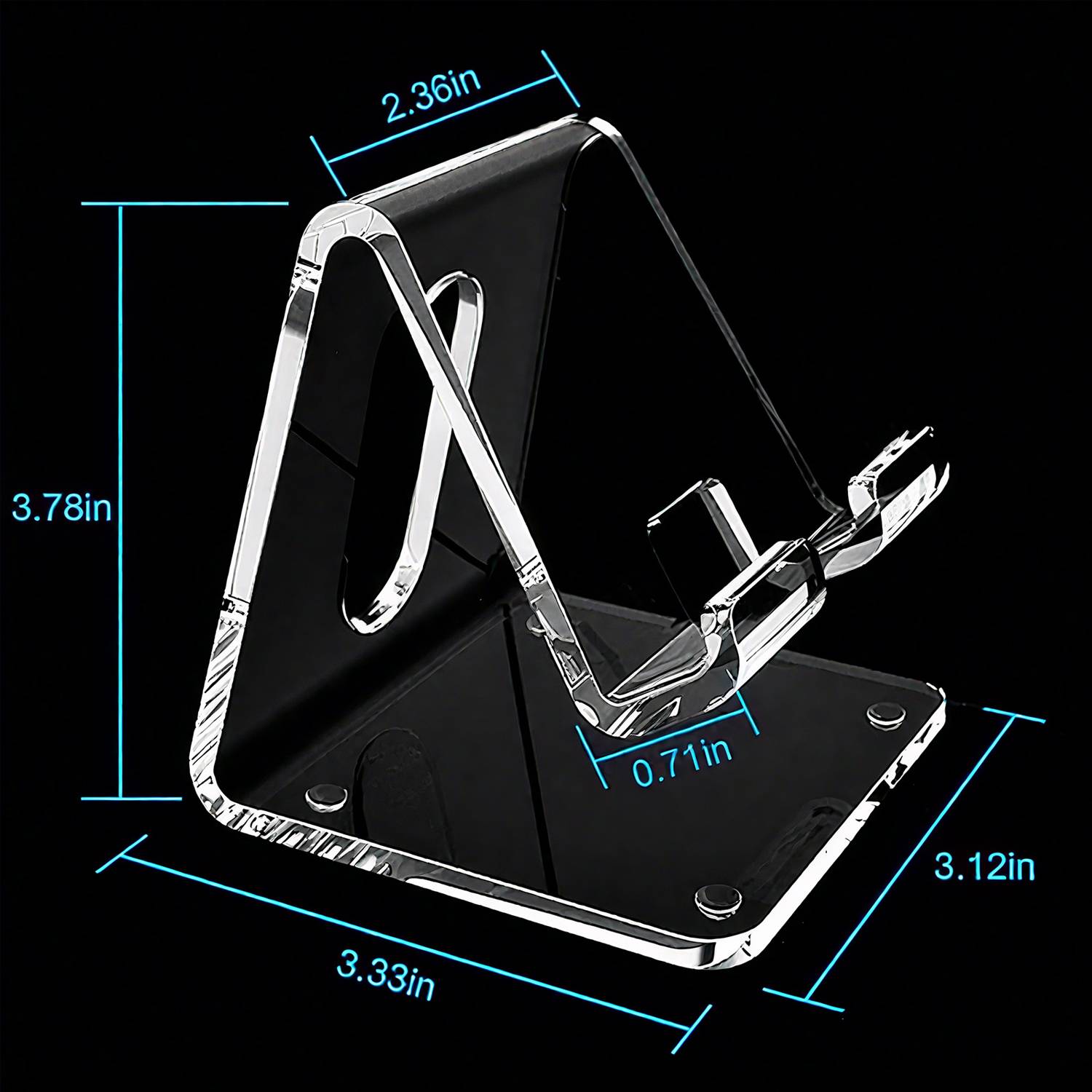 Acrylic Cell Phone Display Stand Holder 7