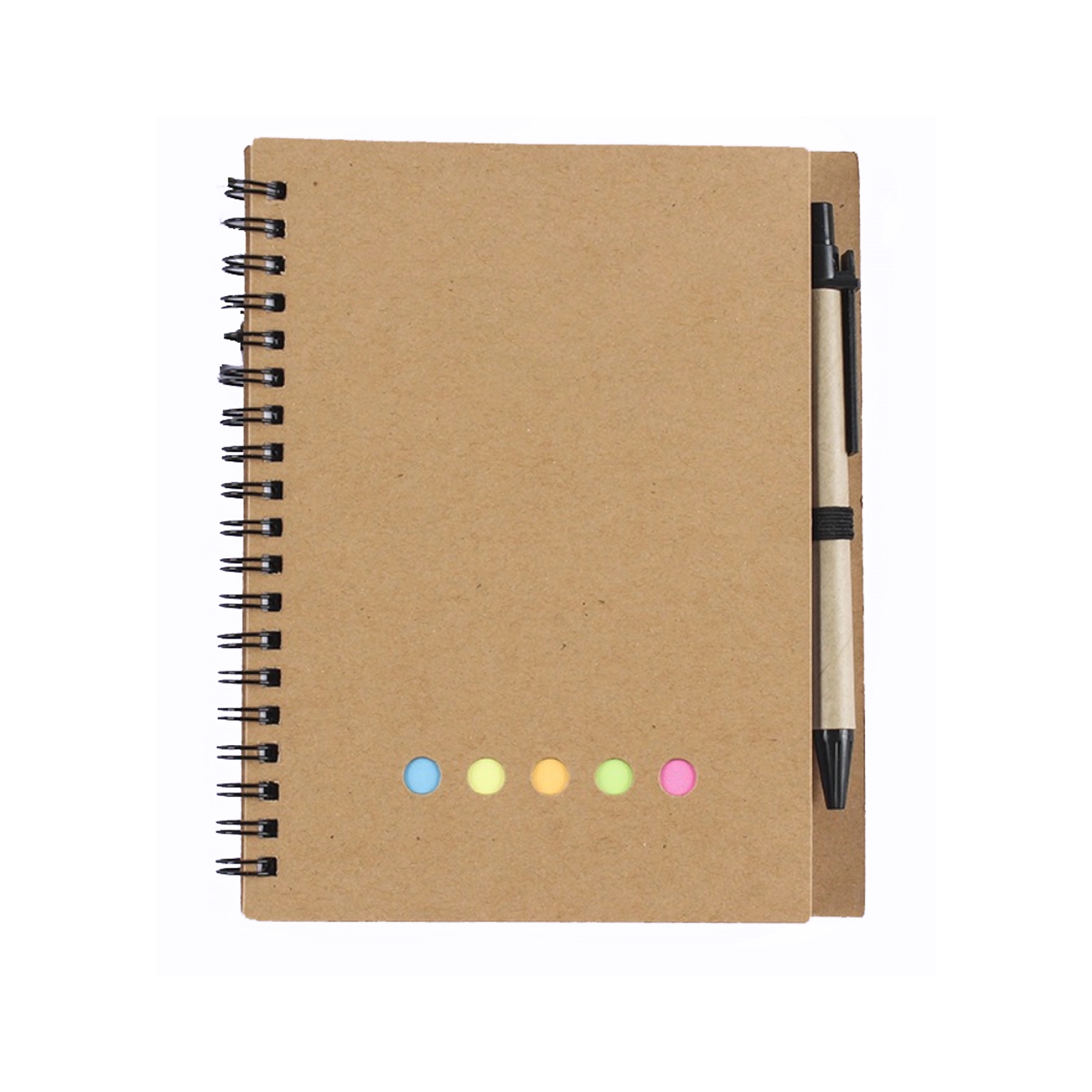Small Spiral Notebook With Sticky Notes And Flags 4