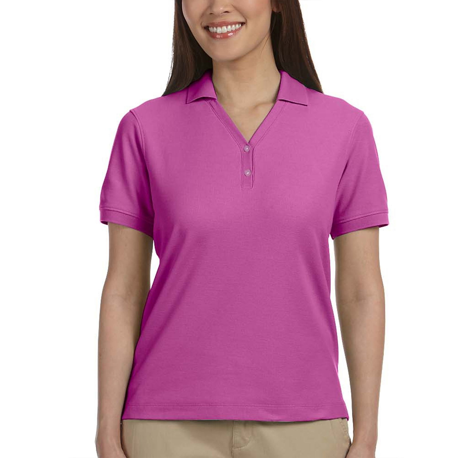 Devon & Jones® Ladies' Y-Collar Golf Polos 9