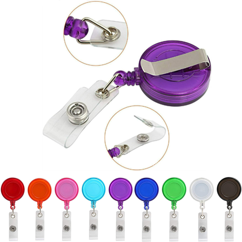 Round Secure Badge W/ Alligator Clip 2