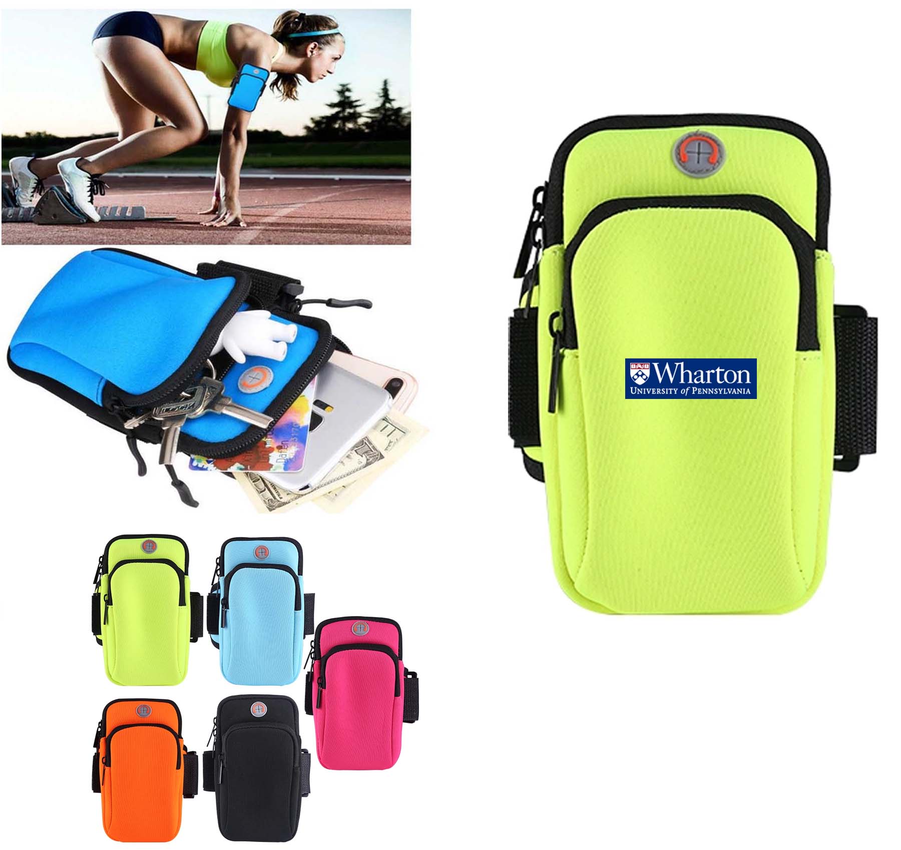 iBank ® Sport Armband compatible with iPhone 17,16,15 & Galaxy phones 2