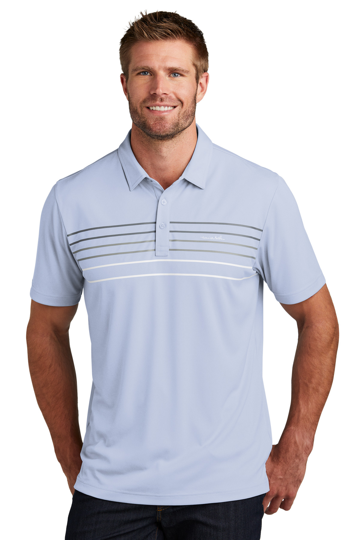 TravisMathew Coto Performance Chest Stripe Polo TM1MY400 2