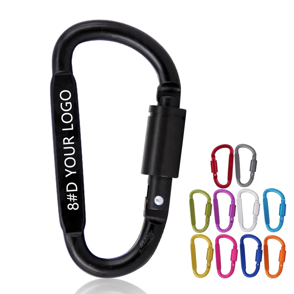 Aluminum Alloy Mountaineering Buckle With Lock 2