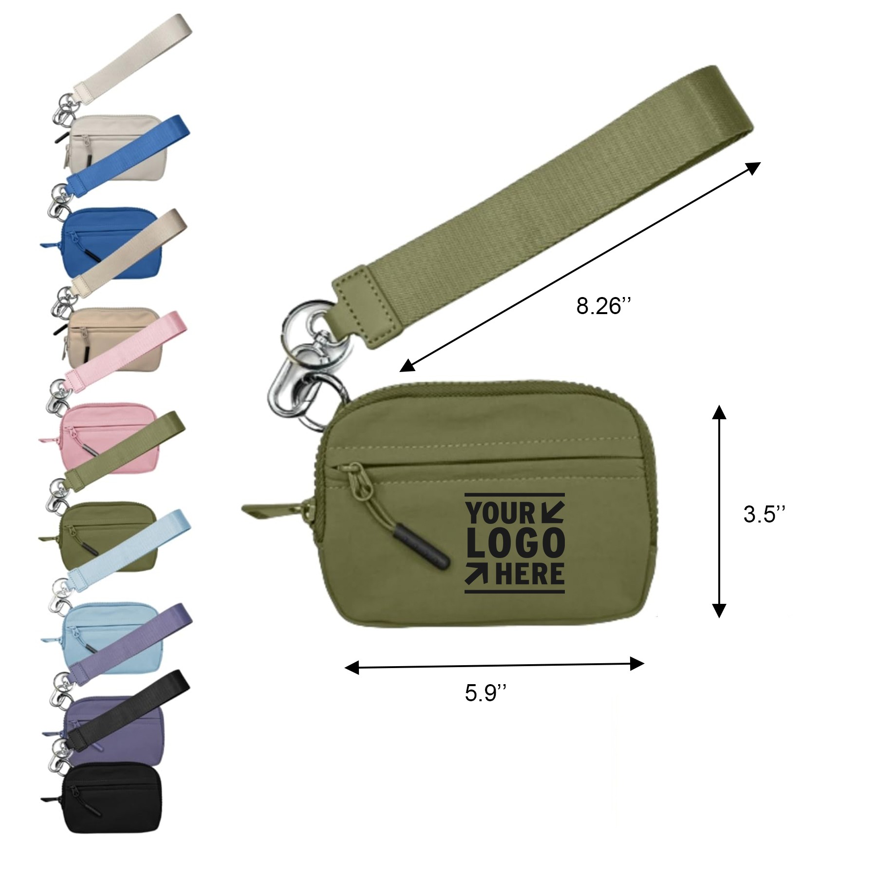 Zippered Card Case With Id Window 1