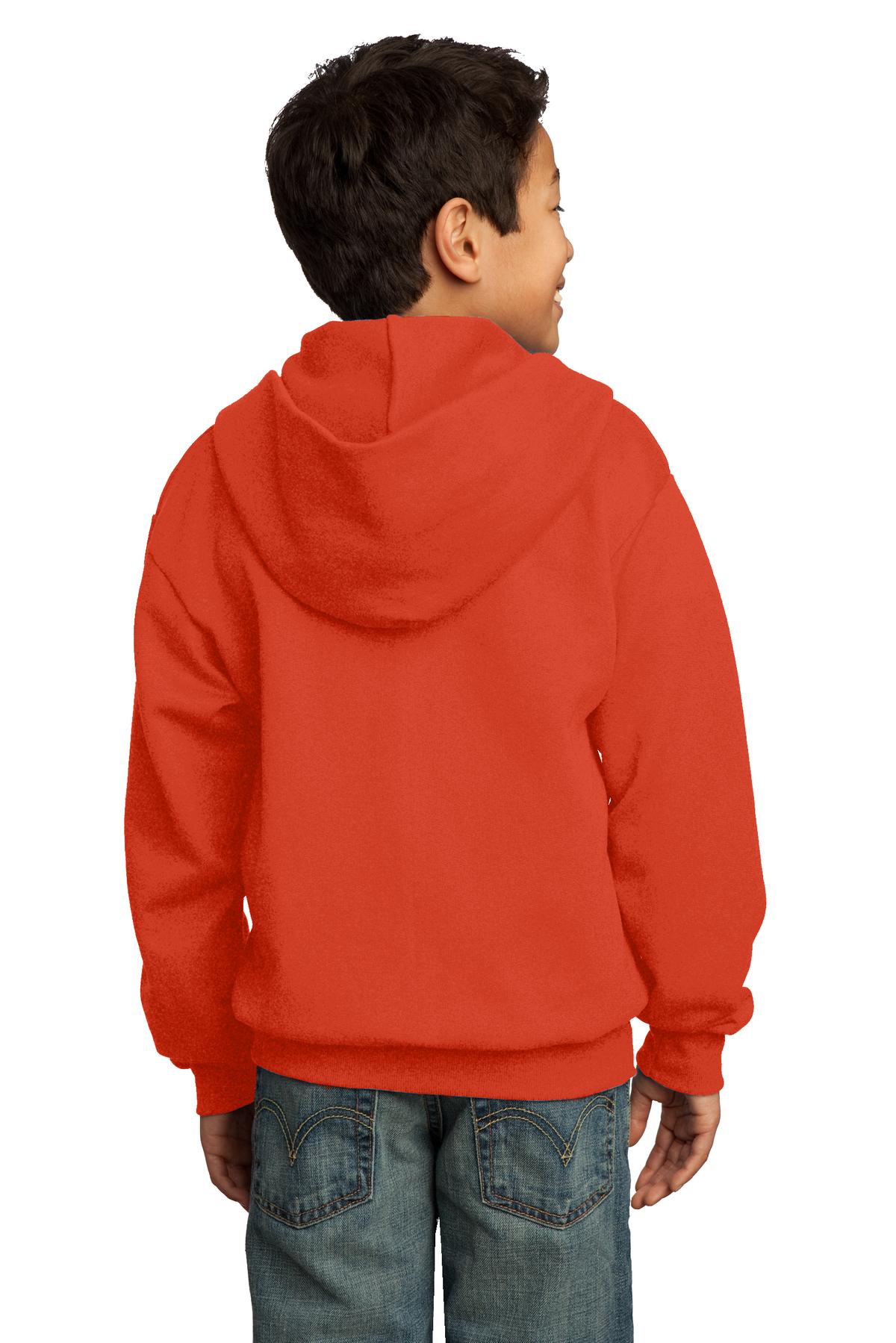 Port & Company® Youth Core Fleece Full-Zip Hooded Sweatshirt 84