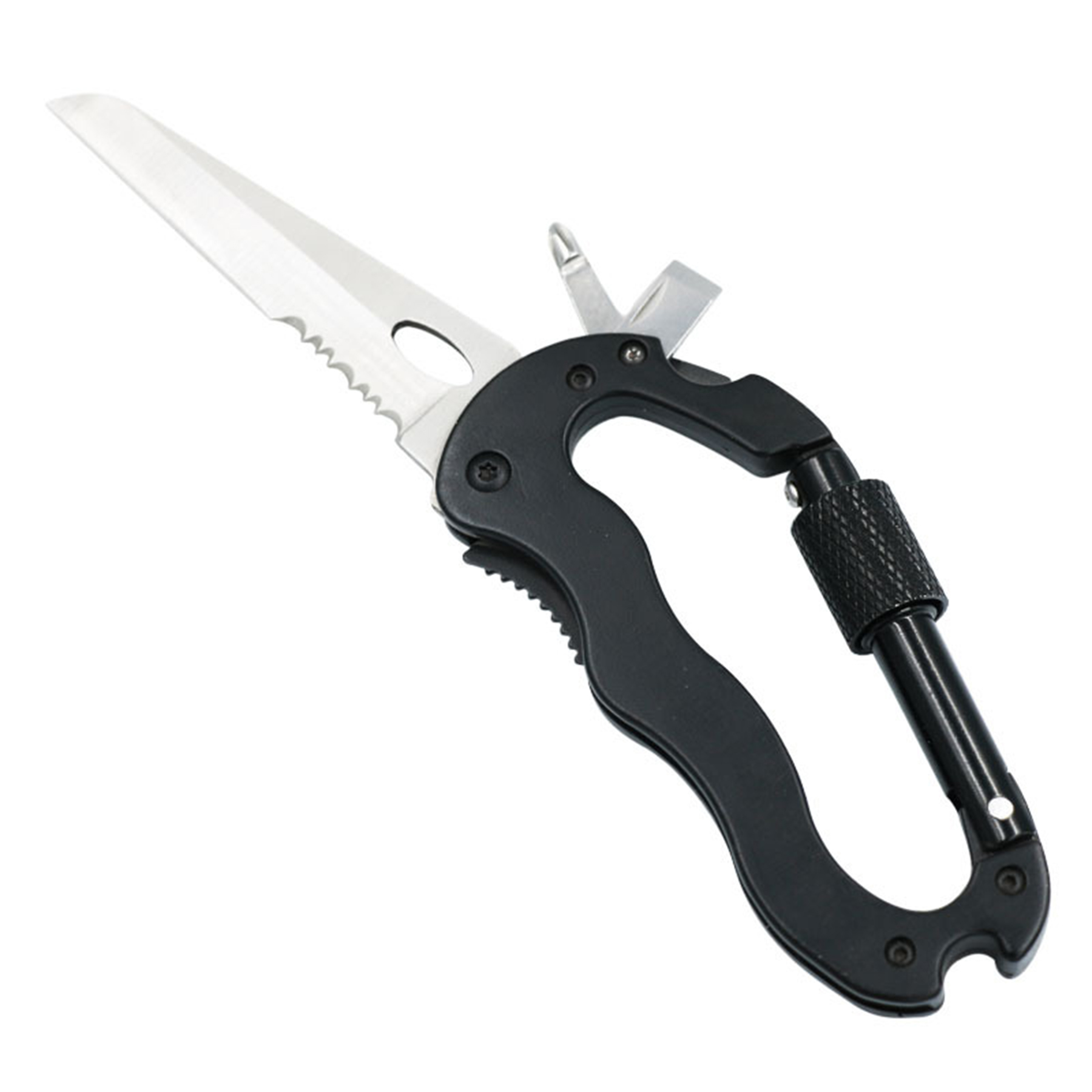 Multi-Tool Carabiner With Knife 4