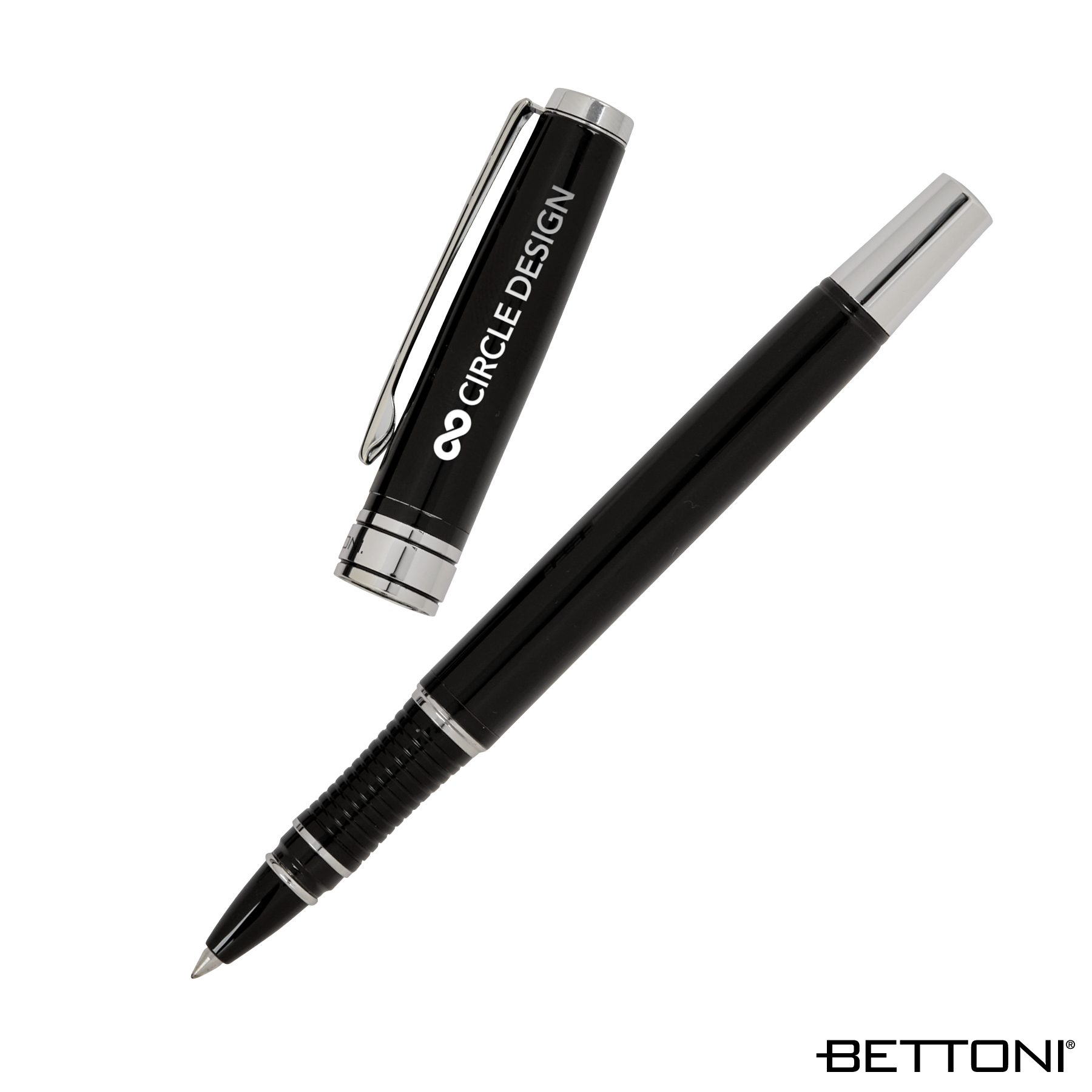 Bettoni® Avellino Recycled Brass Cap-Off  Rollerball Pen 11