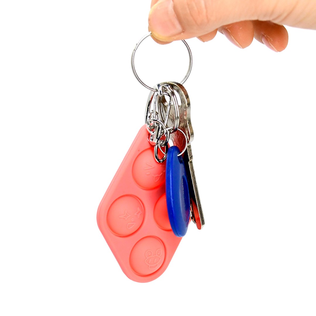 Stress Reliever Silicone Keychain 2