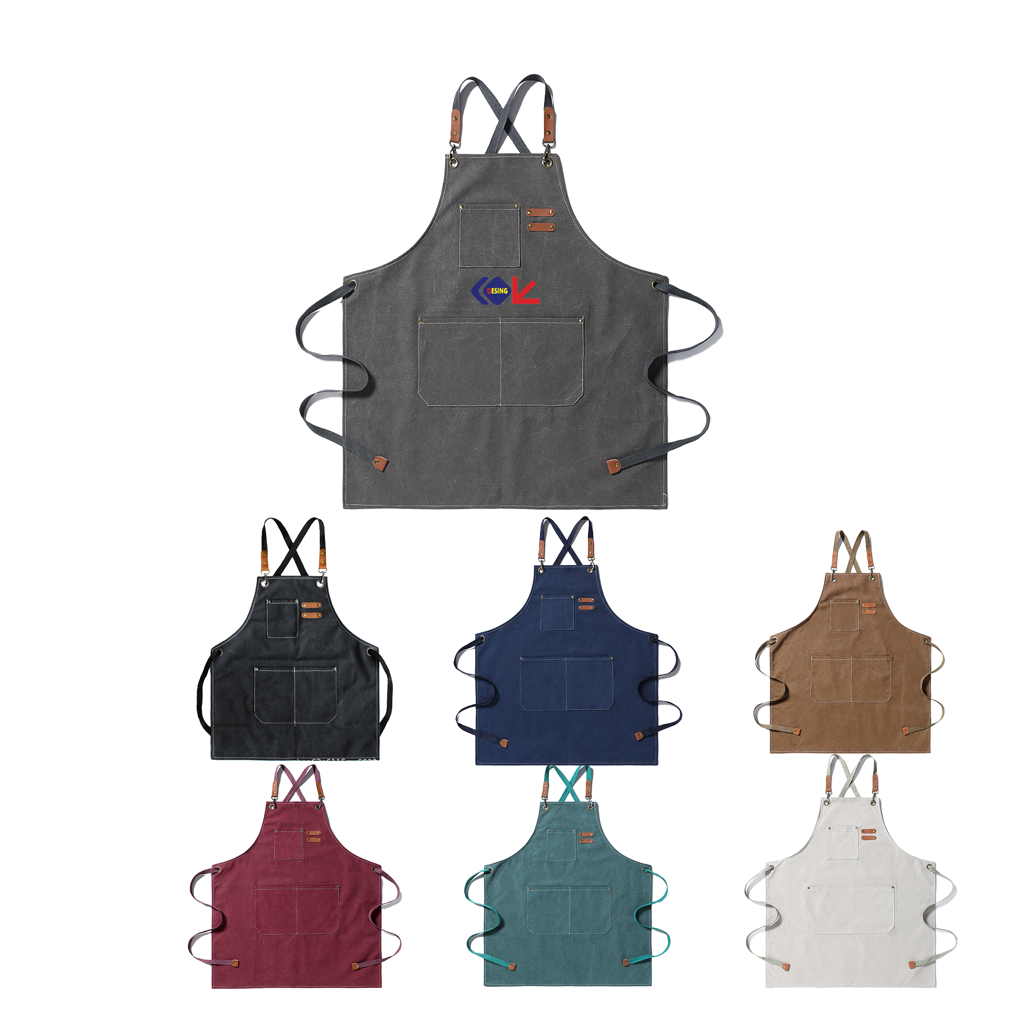 Canvas Denim Work Apron 2