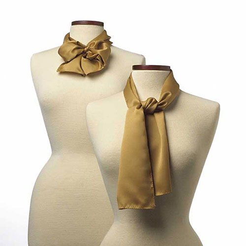 Vegas Gold Polyester Satin Scarf - 8"x45" 2