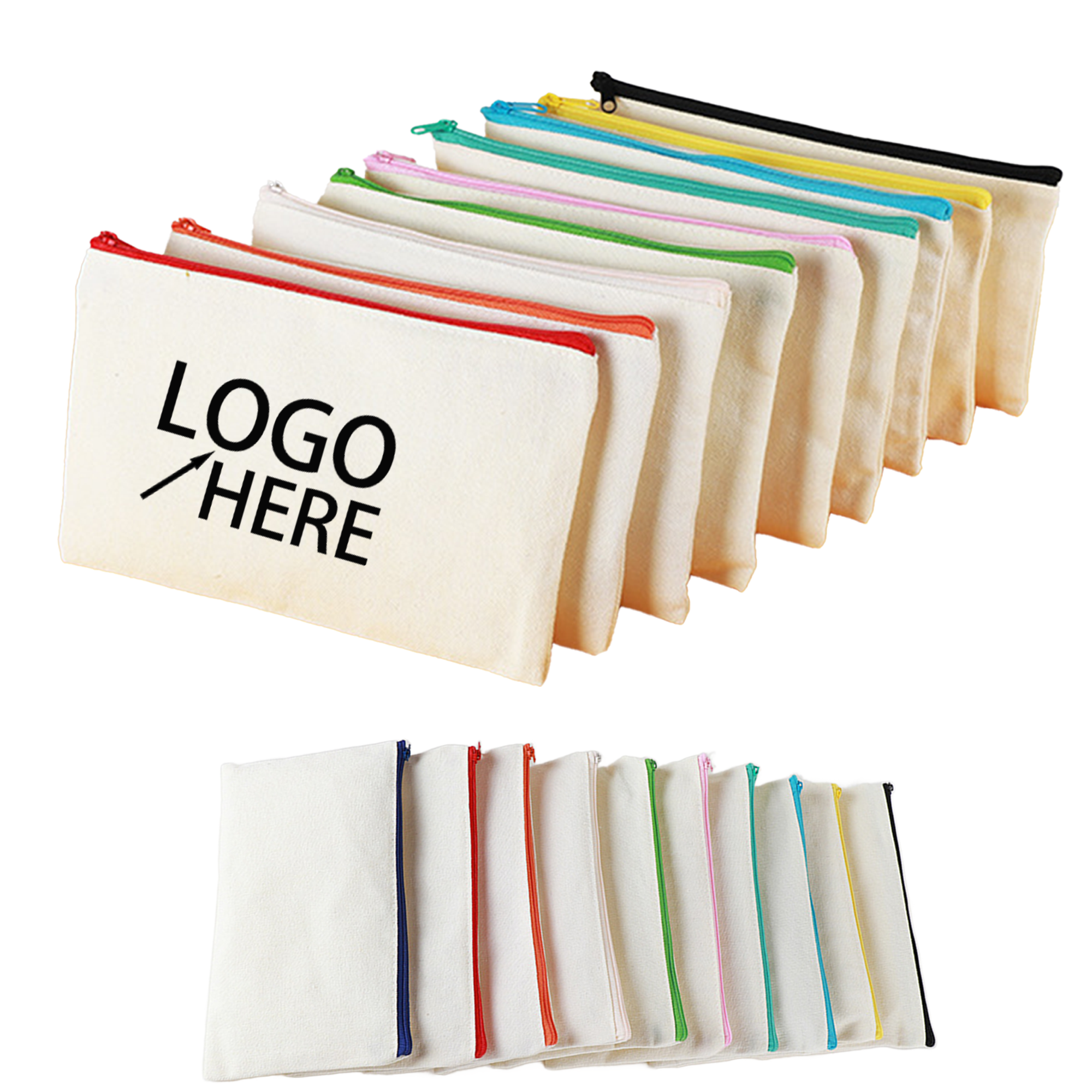 Waterproof Canvas Tote Bag with Zipper 2