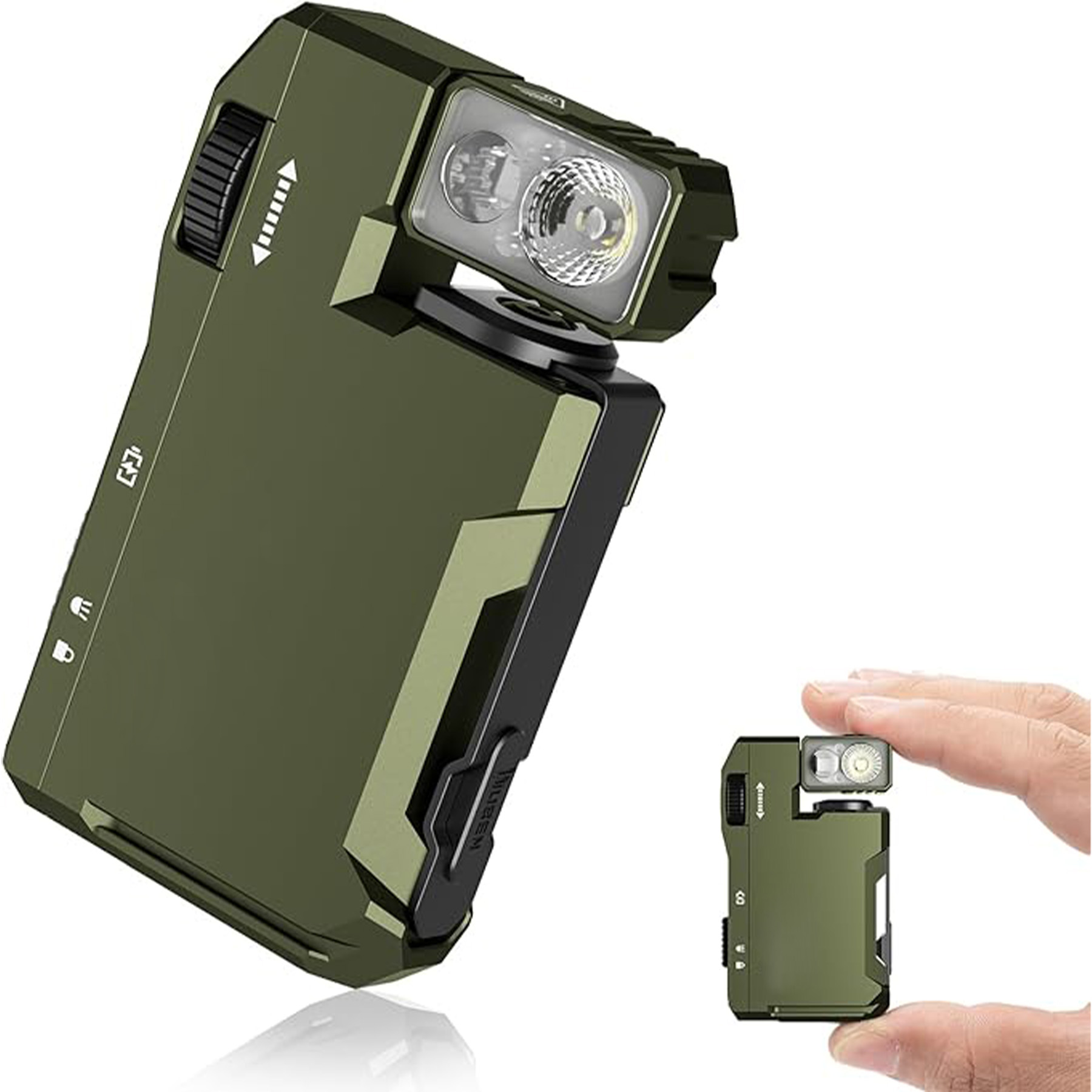 Waterproof Multi Mode Magnetic Keychain Flashlight 2