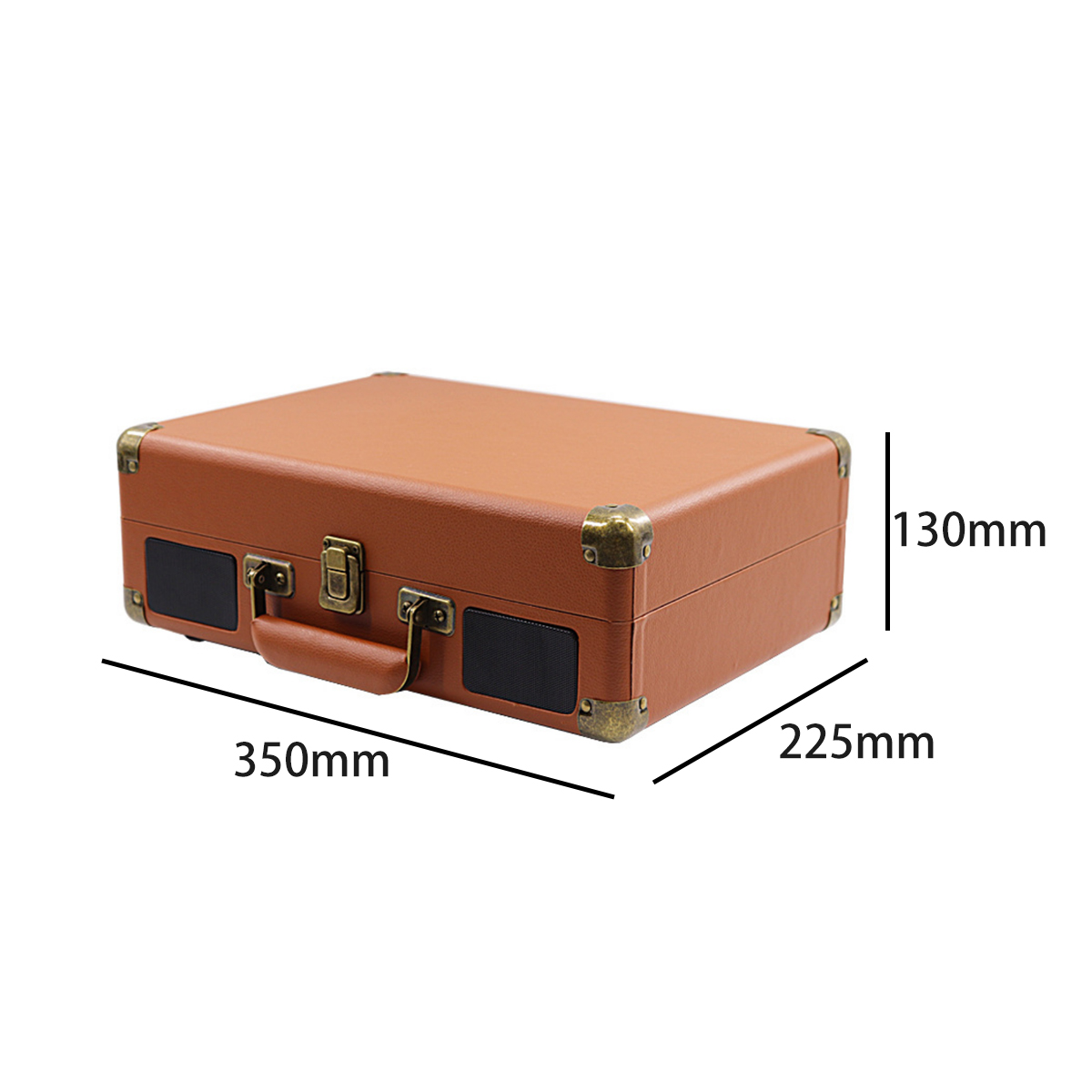 Portable Bluetooth Vinyl Record Player with Speakers 3