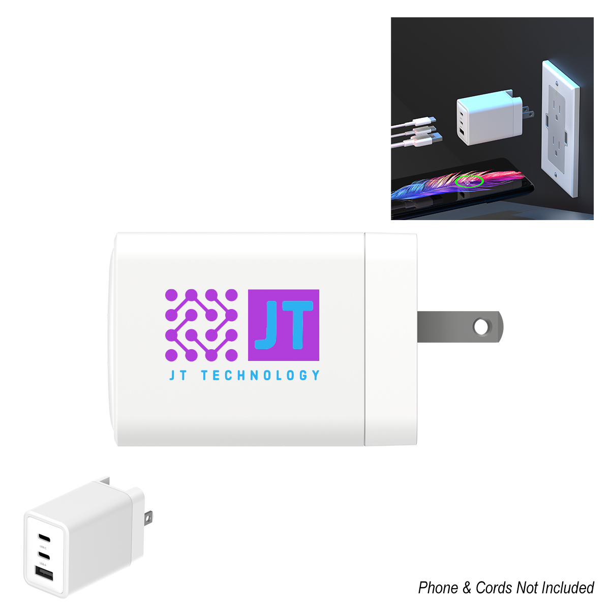 65W PhoneSuit® Fast Charging Wall Charger Pro