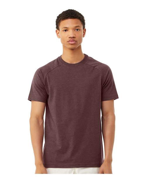 Men's Heather CVC Raglan Tee - 3201 3
