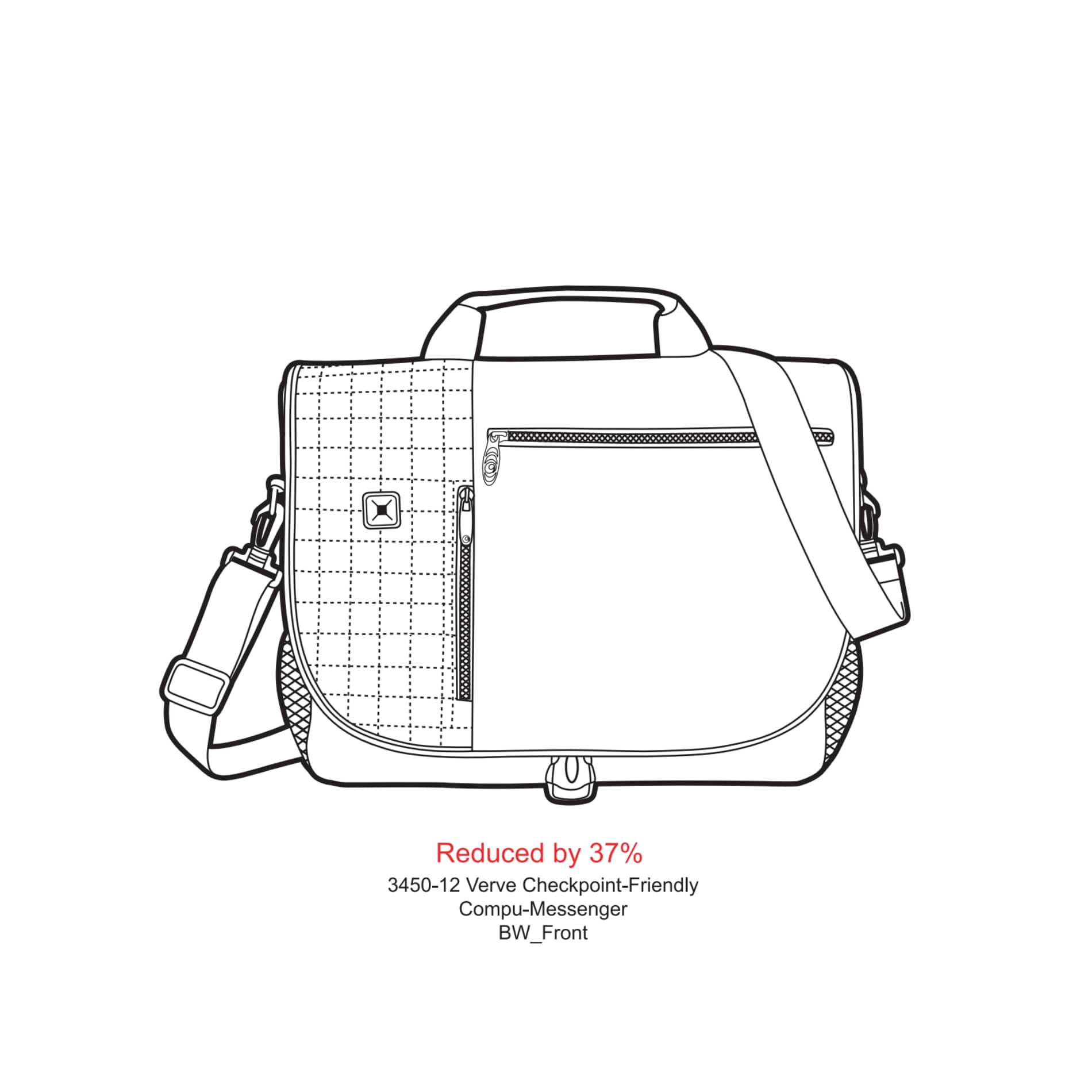 Verve TSA 15" Computer Messenger Bag 66