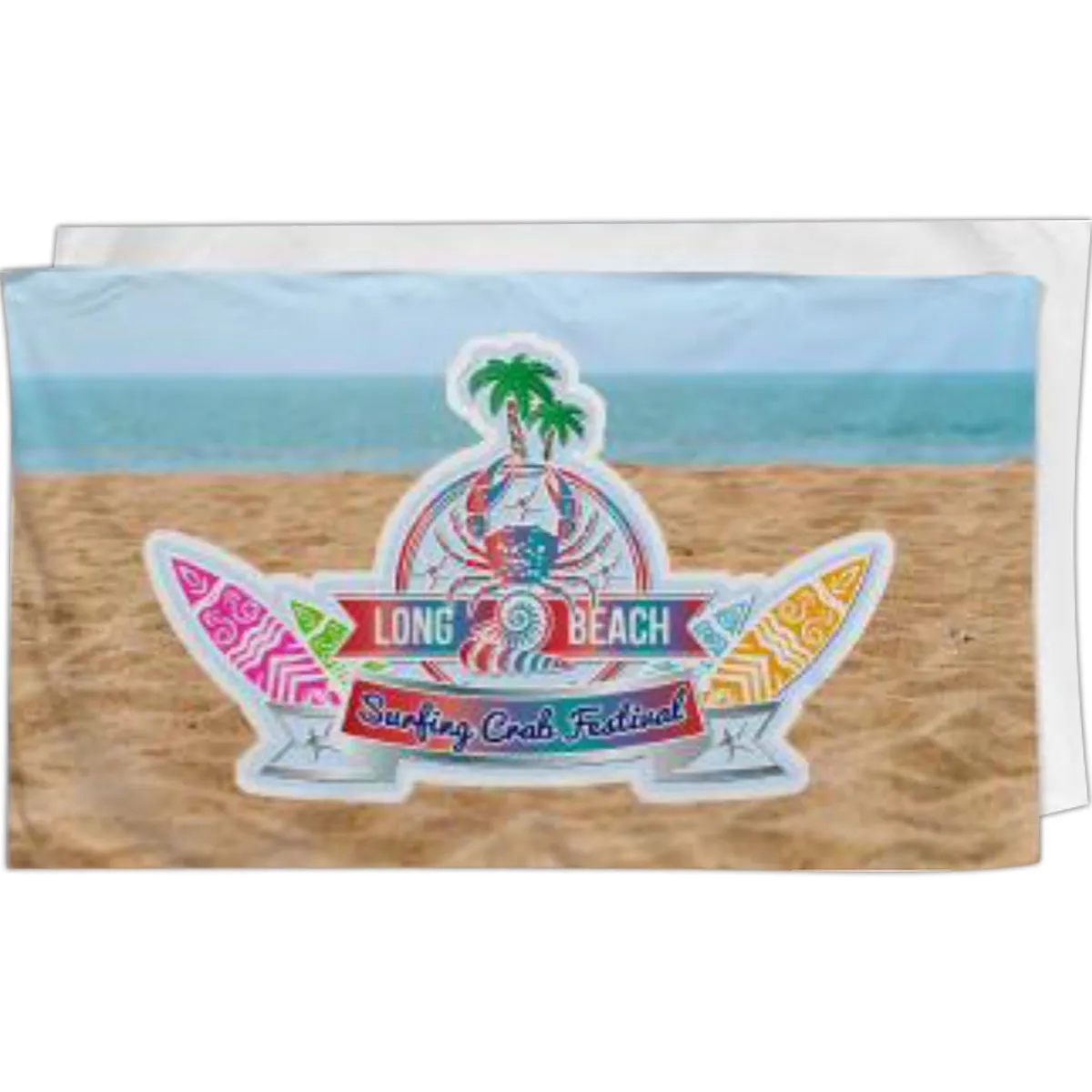 Sublimated Velour Towel, 35x60 2