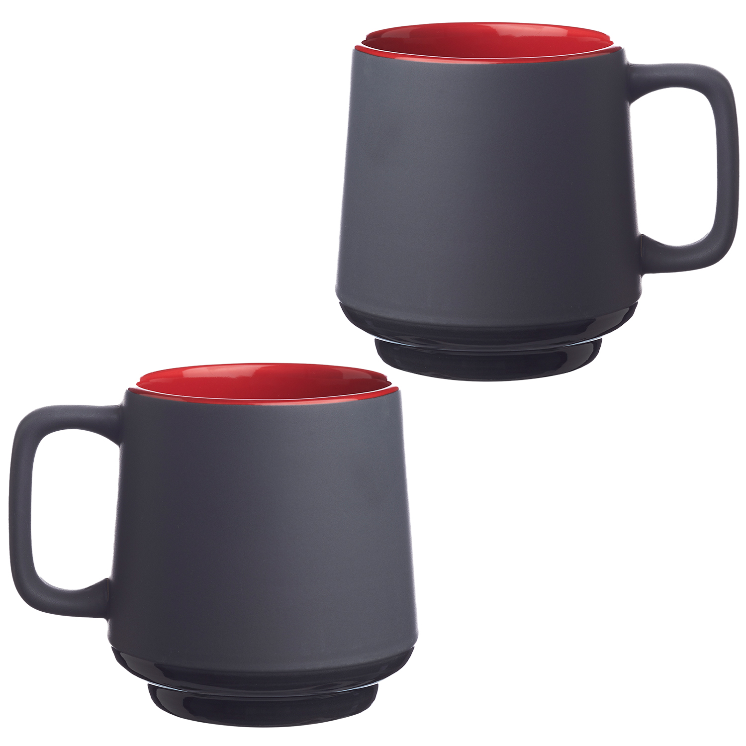 Ceramic Mug with Stackable Design, 12 oz. 2