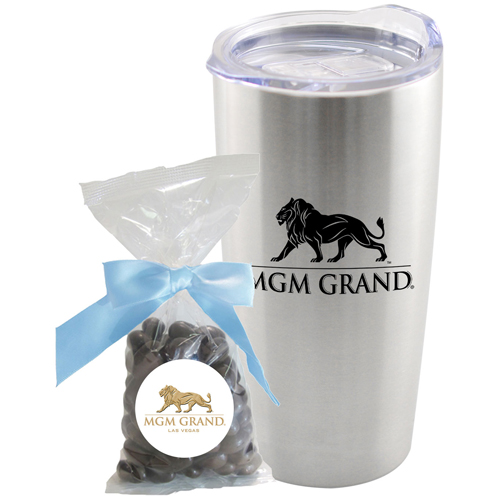 Tumbler with Dark Chocolate Almonds Mug Drop 2