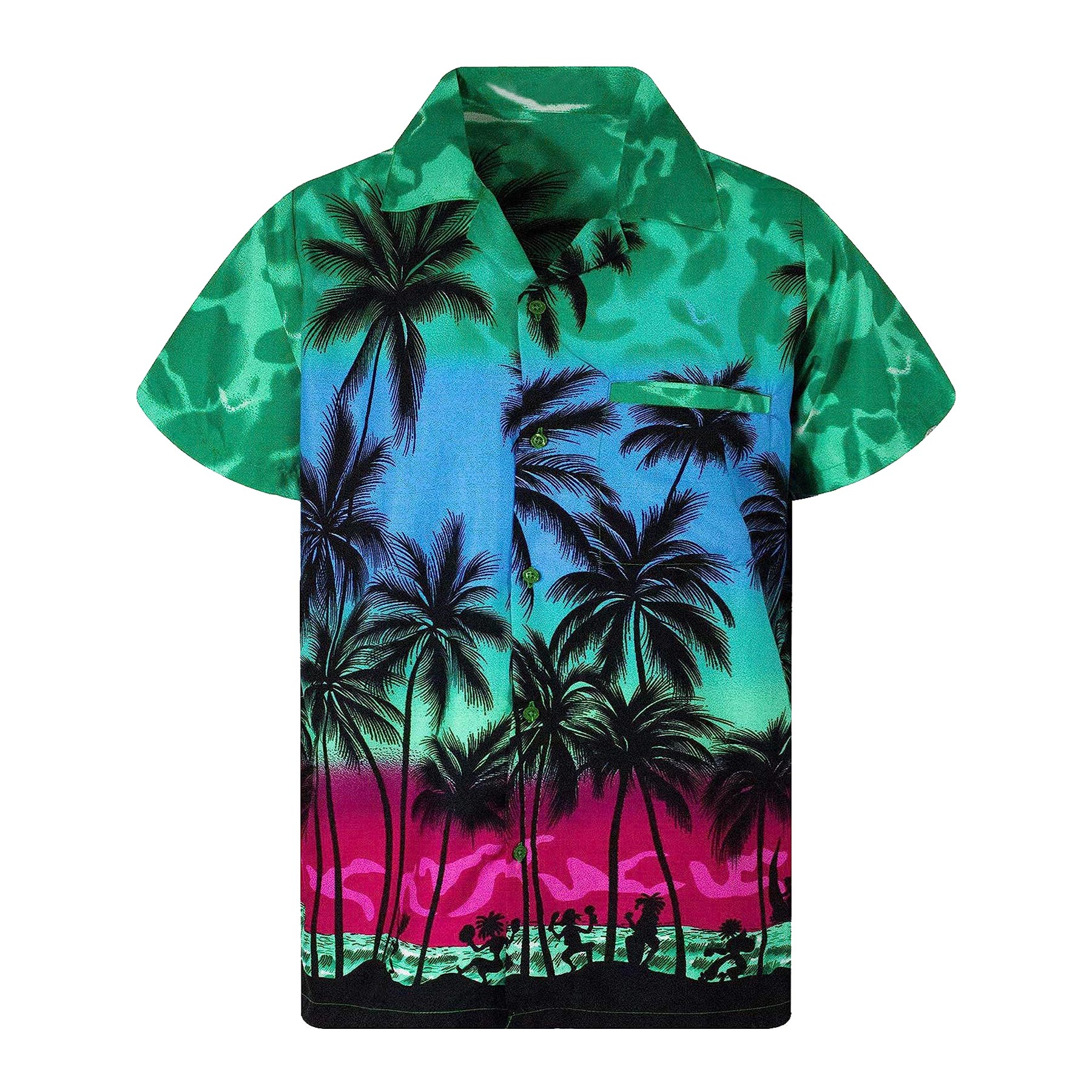 Mens Hawaiian Short Sleeve Shirt 4