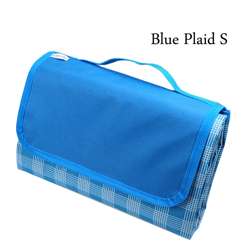 Custom Gift 600D Oxford Fabric Plaid Picnic & Beach Blanket 1